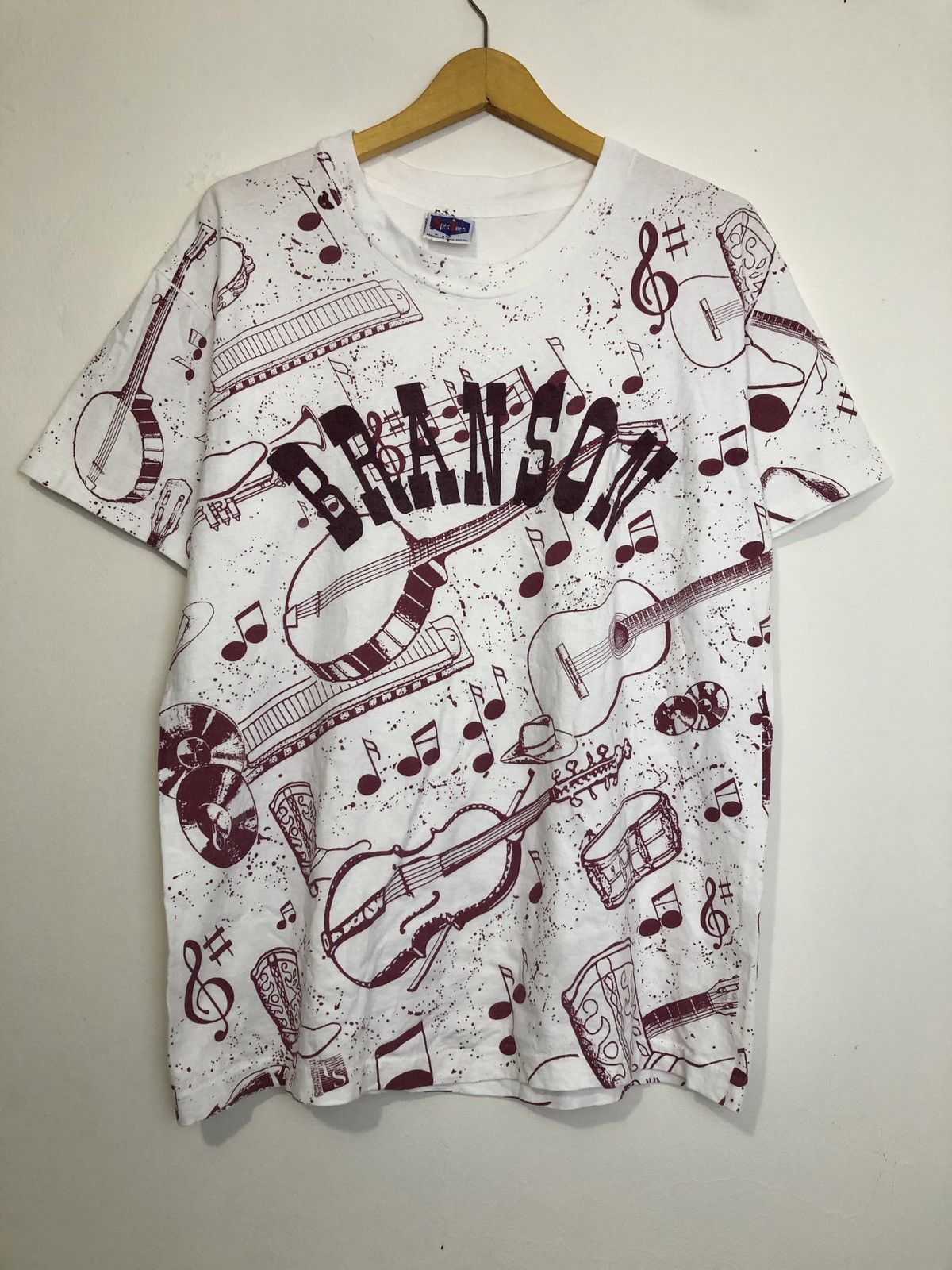 Vintage Vintage Branson All Over Print T-Shirt Size US M / EU 48-50 / 2 - 1 Thumbnail