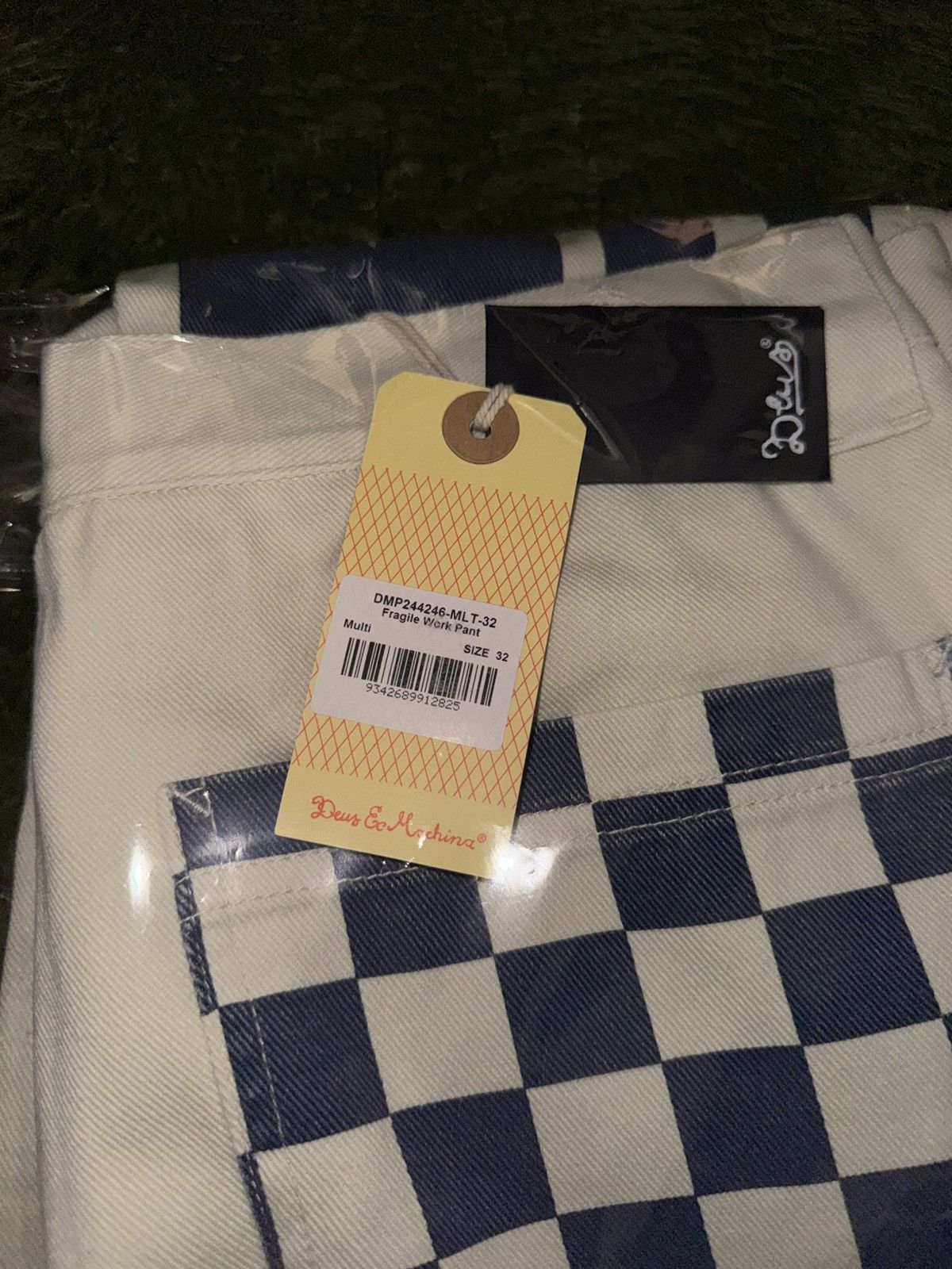 Deus Ex Machina [32] Deus Ex Machina Fragile Print Cotton Work Pants Ivory Size US 32 / EU 48 - 12 Thumbnail