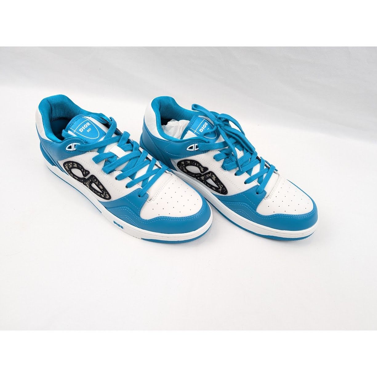 Dior o1rshd1 B57 Low-Top Sneakers in Light Blue Size US 12.5 / EU 45-46 - 12 Thumbnail