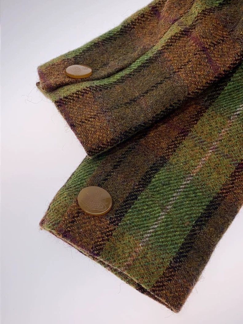 Vivienne Westwood Vivienne Westwood A woolen collar checkered coat Size XS / US 0-2 / IT 36-38 - 6 Thumbnail