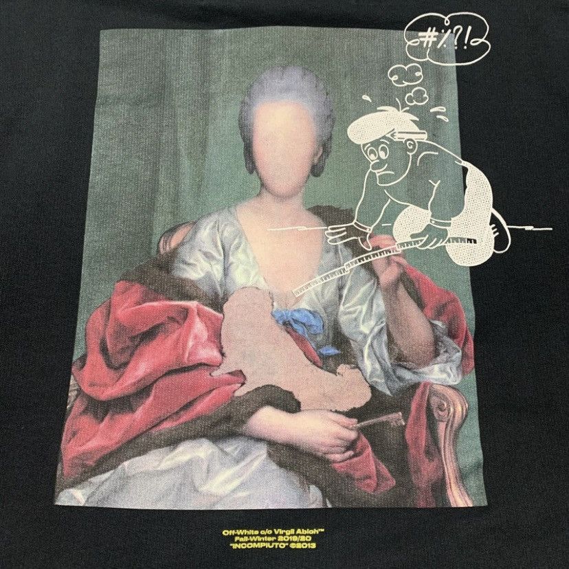 Off-White Off White XXS Mariana Silva Painting Black Sweatshirt Virgil Size US XXS / EU 40 - 3 Thumbnail