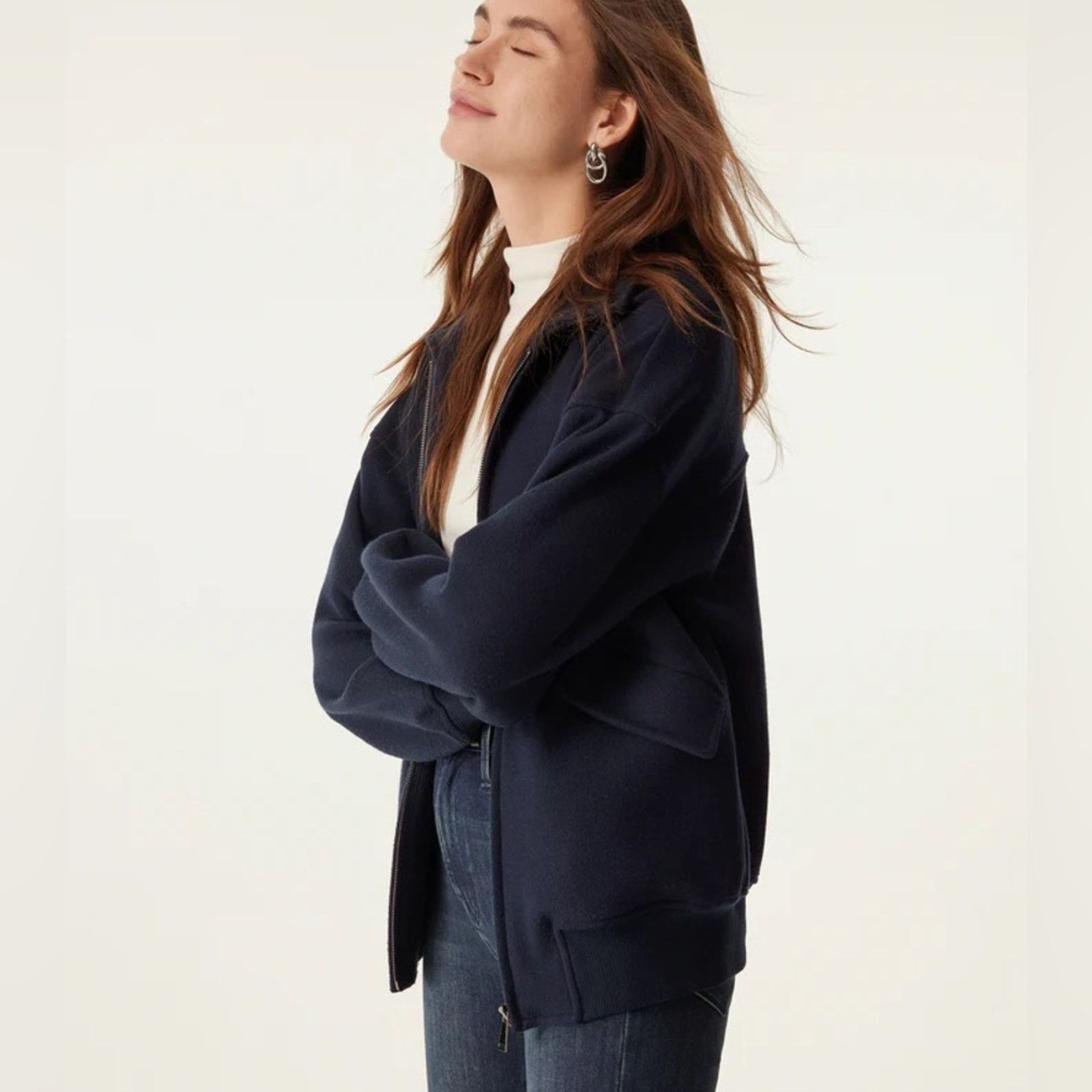 Other NEW - OGL ZIP-Up Chic Jacket - plum berry - Small - $79 Size S / US 4 / IT 40 - 6 Thumbnail