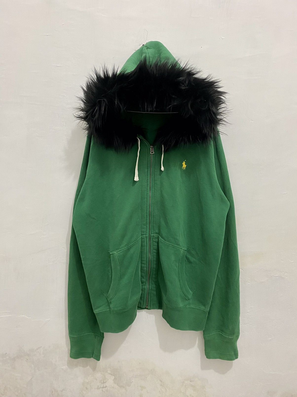 Polo Ralph Lauren 💥LGB💥Polo Ralph Lauren Fur Zipper Hoodie LGB Style Size US L / EU 52-54 / 3 - 1 Thumbnail