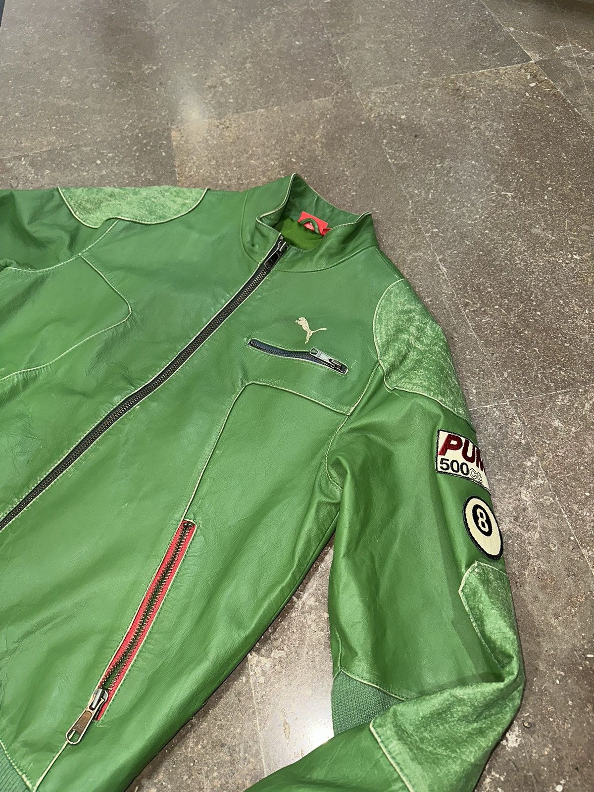 Puma Puma leather jacket Size US M / EU 48-50 / 2 - 2 Thumbnail