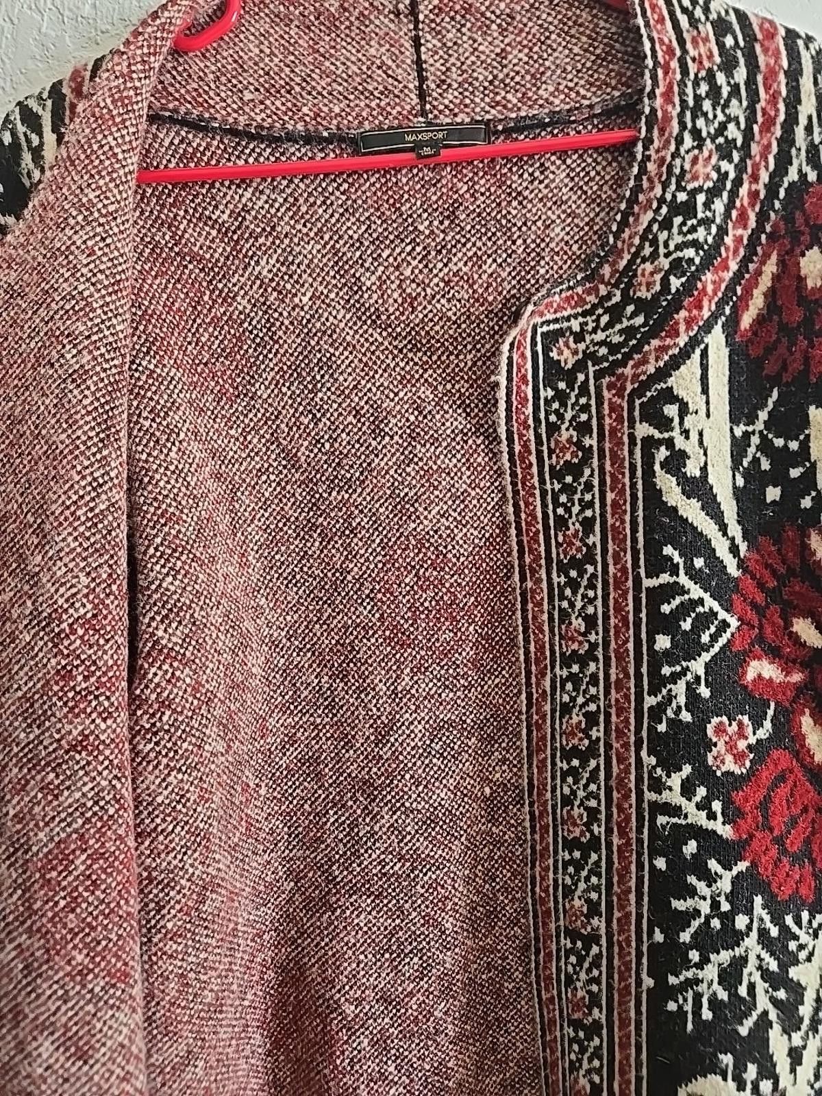 Other MAXSPORT Women's M Sweater FLORAL Open Cardigan Jacket $248 Size M / US 6-8 / IT 42-44 - 7 Thumbnail
