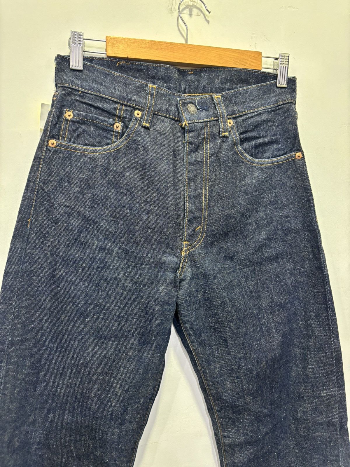 Levi's Vintage Levis 551Z Big E Selvedge Jeans Size US 29 - 2 Thumbnail