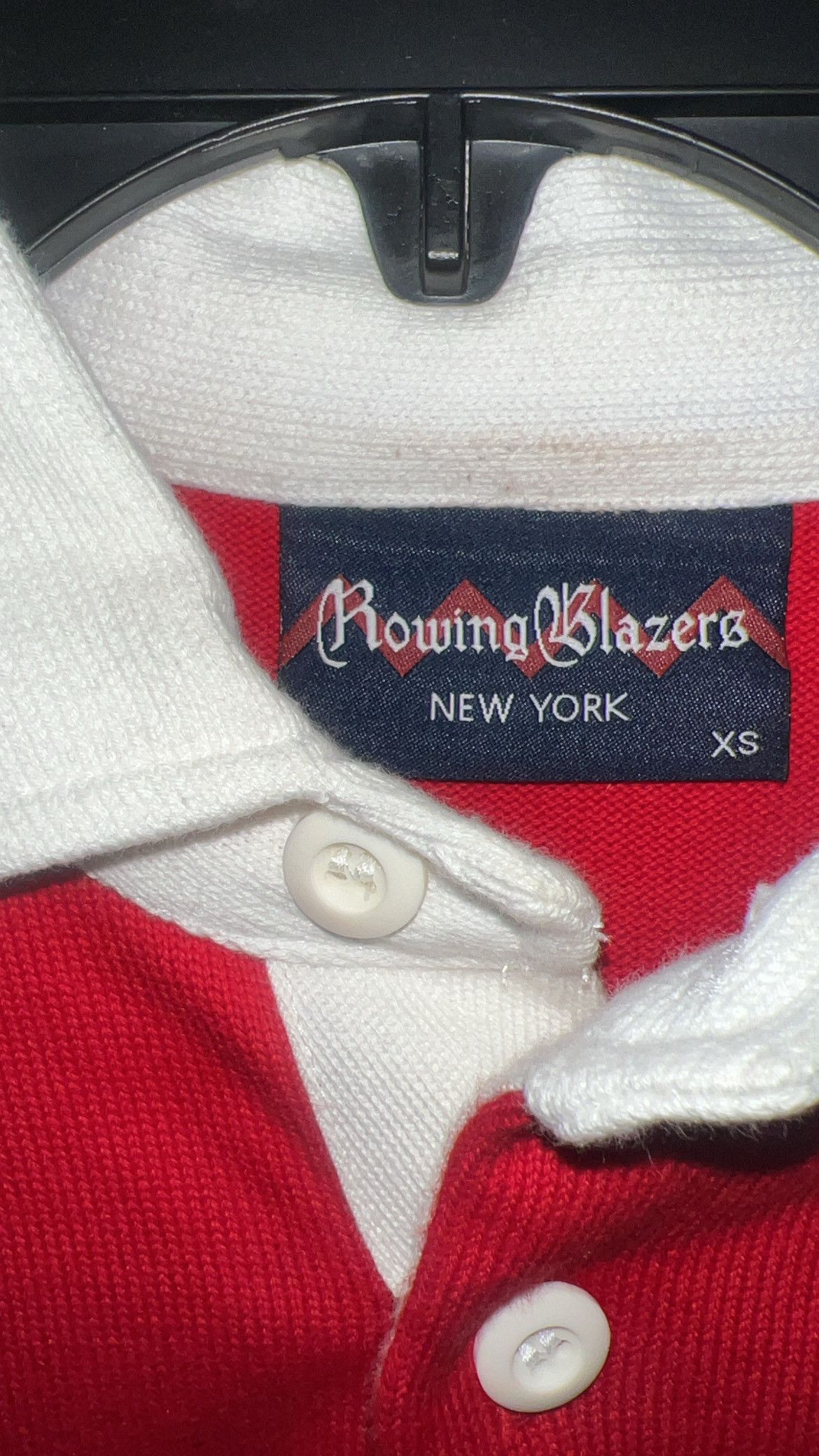 Rowing Blazers Rowing Blazers Canada Maple Leaf Long Sleeve Polo Shirt Size US XS / EU 42 / 0 - 3 Thumbnail
