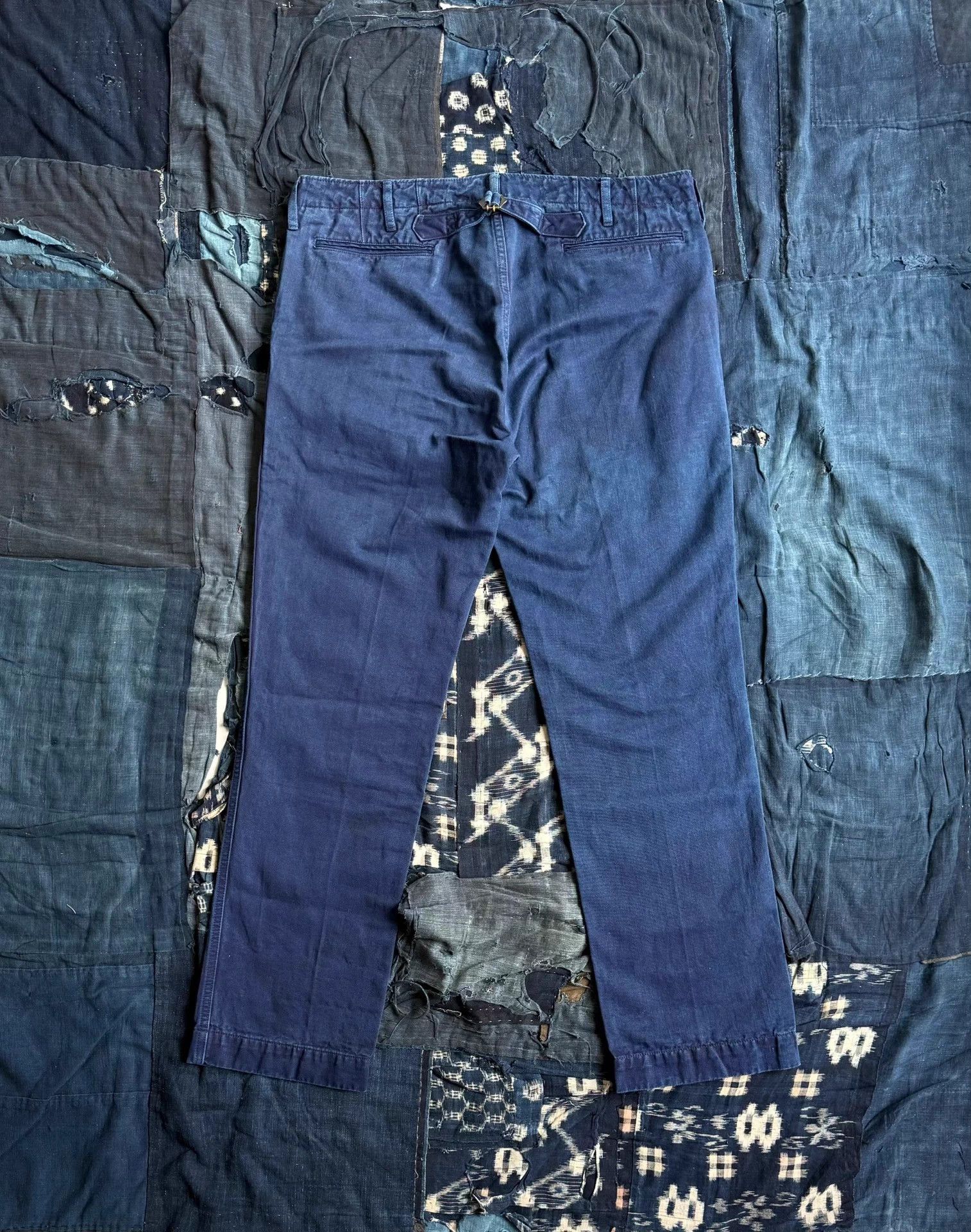 Visvim VISVIM 12AW ICT Indigo Dyed Chino Pants Size 3 Size US 36 / EU 52 - 2 Thumbnail