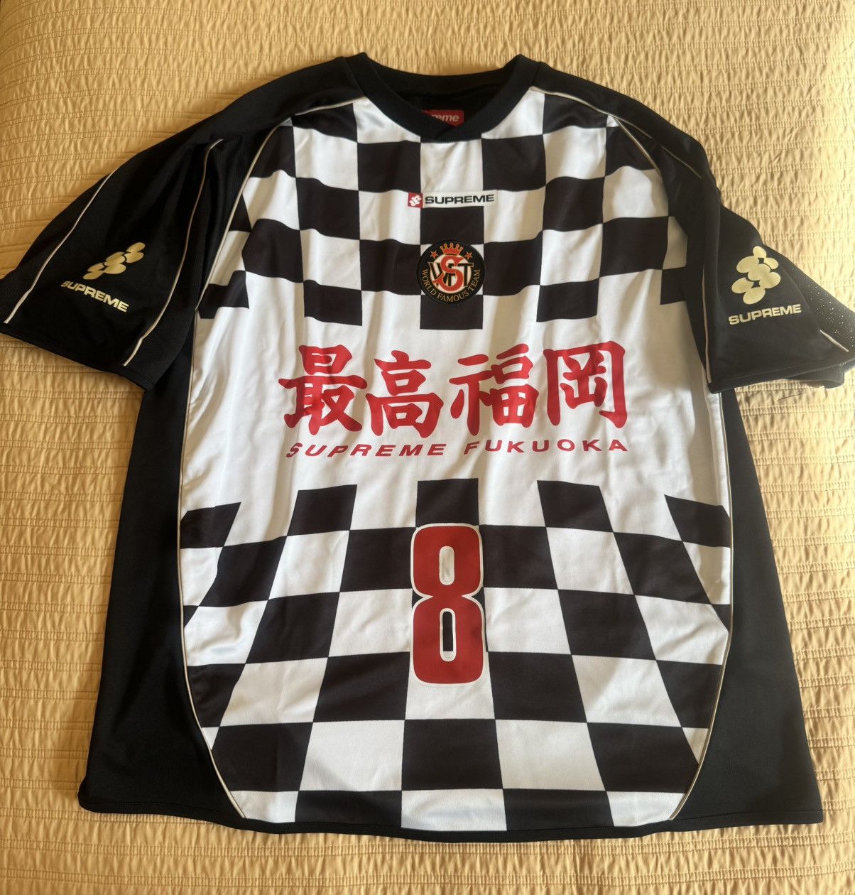 Supreme Supreme Checkerboard Soccer Jersey | Grailed