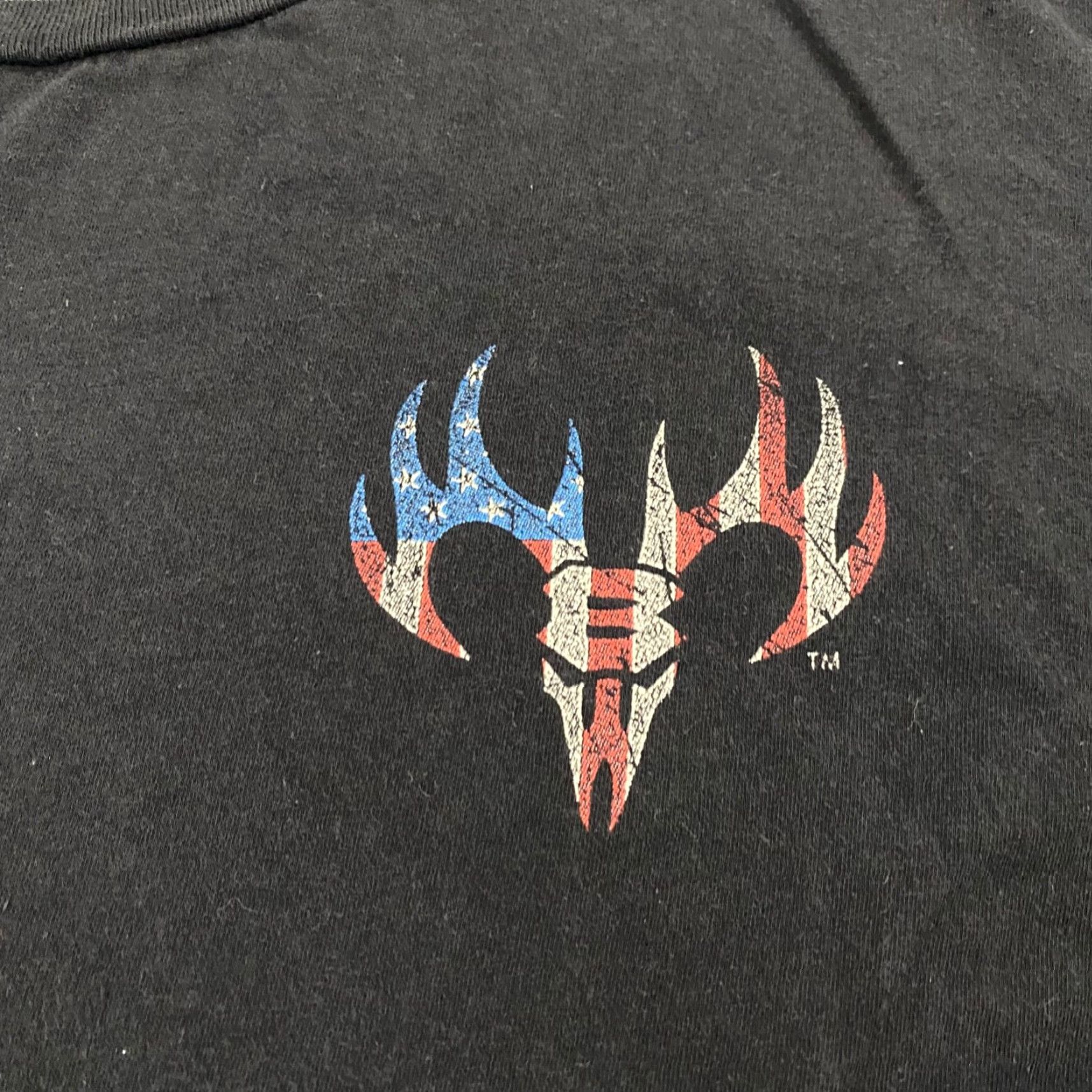Vintage VINTAGE Buck Wear Shirt Mens XL Black Deer USA Flag Boot Western RESPECT THIS OR GET.. Size US XL / EU 56 / 4 - 3 Thumbnail