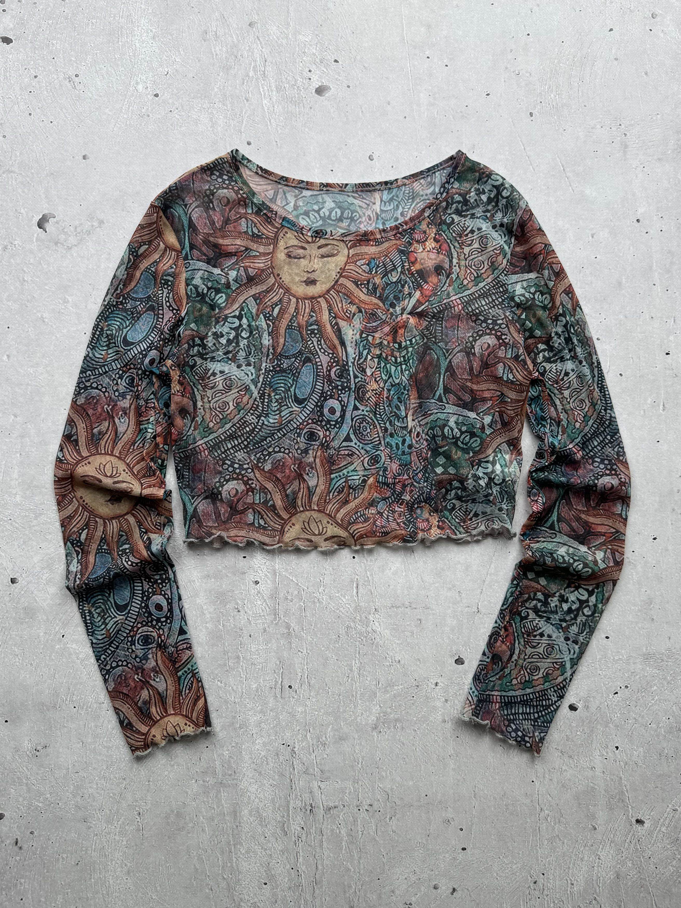 Vintage Vintage Mesh Long Sleeve Gaultier Style Size S / US 4 / IT 40 - 1 Thumbnail