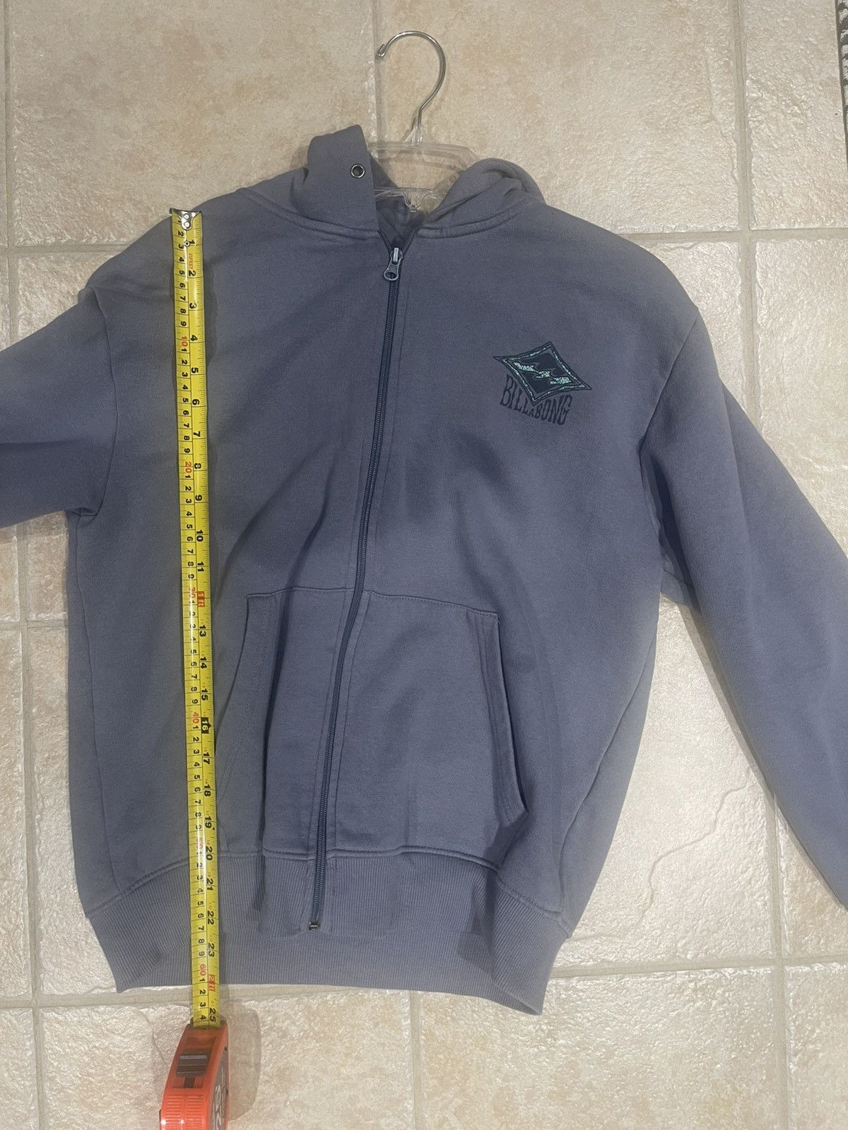 Billabong Billabong Wave Logo Full Zip Hoodie Mens Size S Blue Gray Size US S / EU 44-46 / 1 - 6 Thumbnail