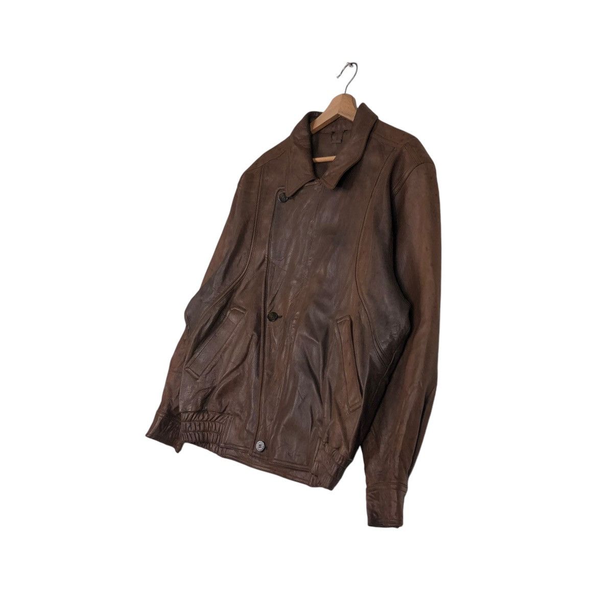 Lancel 🔥VINTAGE BIKER LEATHER JACKET LANCEL PARIS Size US M / EU 48-50 / 2 - 4 Thumbnail