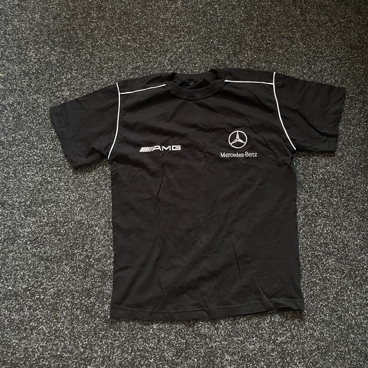 Band Tees × Mercedes-Benz Mercedes Benz AMG black tee SHIRT MOTO RACING NASCAR Size US M / EU 48-50 / 2 - 1 Thumbnail