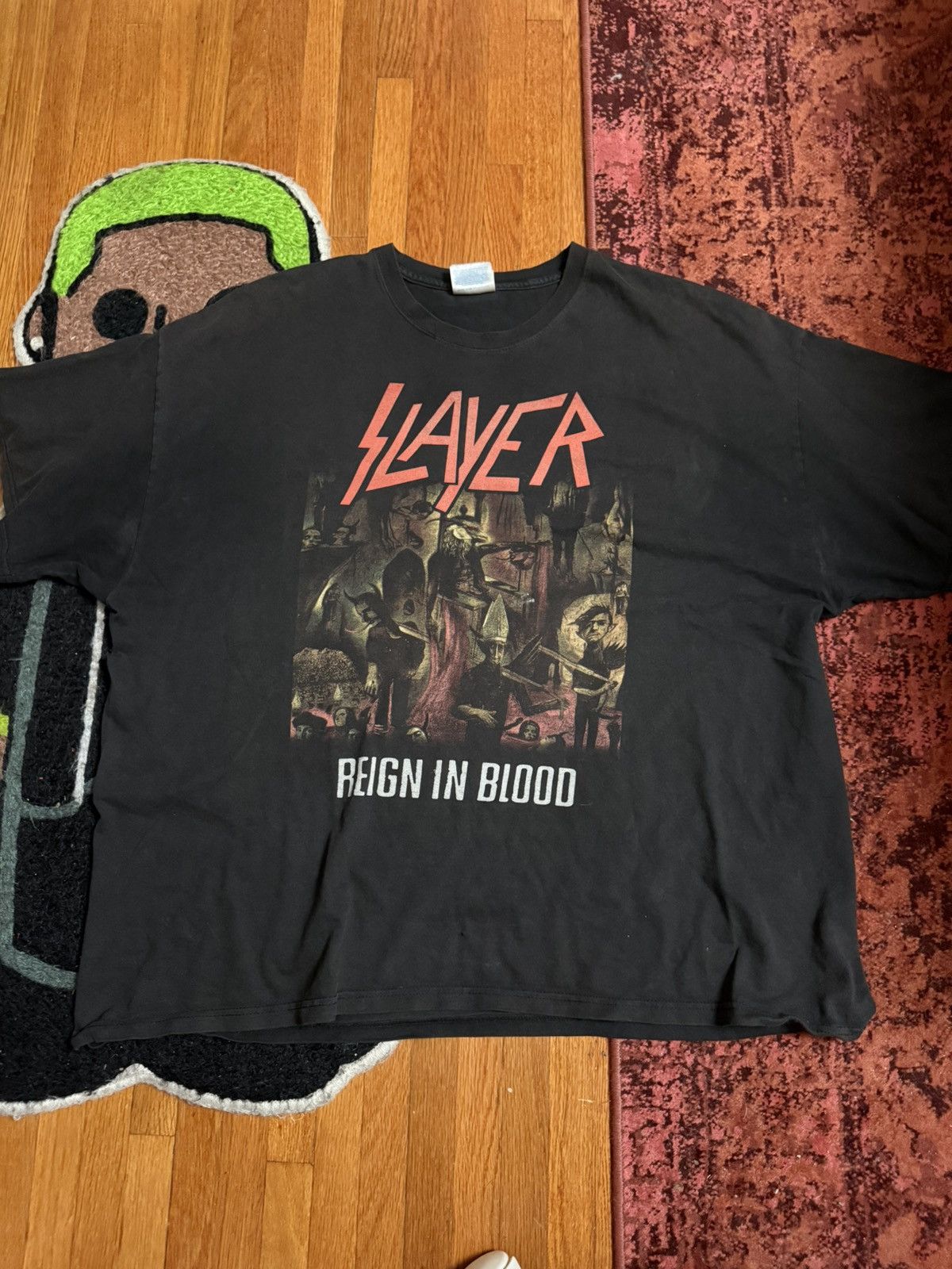 Band Tees Slayer OG Reign in Blood tour tee Size US XL / EU 56 / 4 - 1 Thumbnail