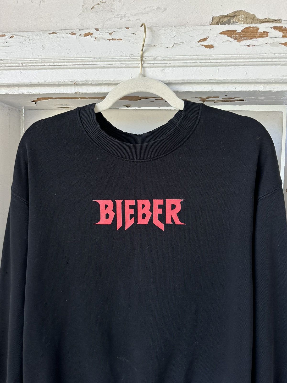 H&M × Justin Bieber × Vintage Justin Bieber Purpose Tour Ragged Sweatshirt Size US S / EU 44-46 / 1 - 2 Thumbnail