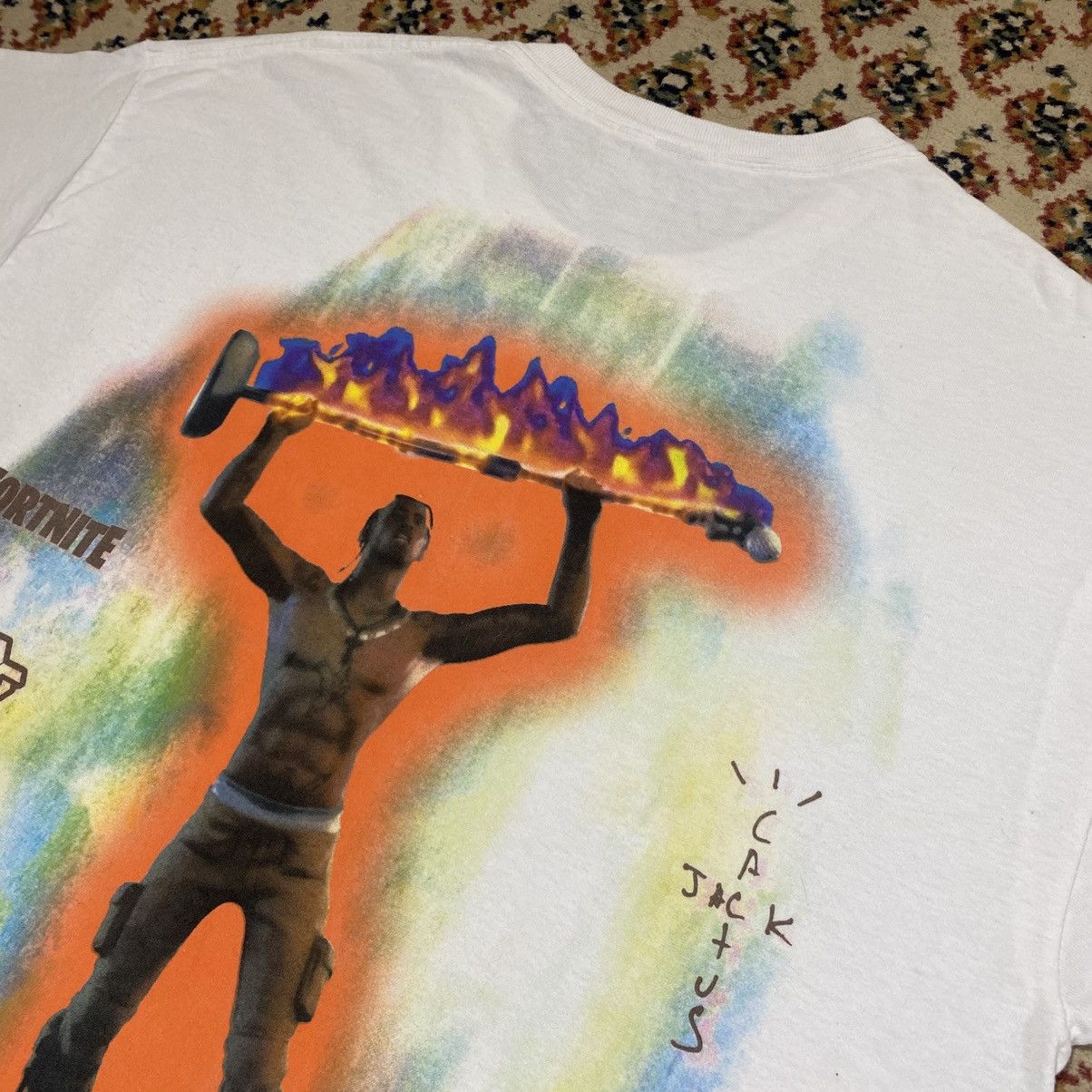 Travis Scott Travis Scott Cactus Jack Rage Emote Tshirt Size US M / EU 48-50 / 2 - 2 Thumbnail