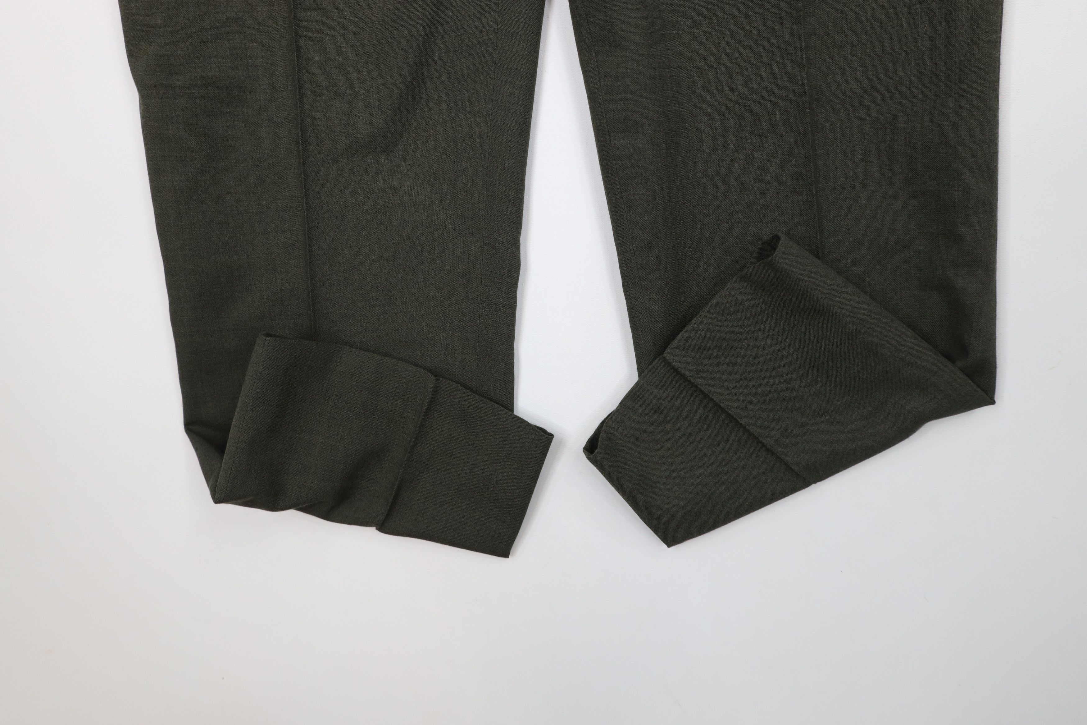 Vintage Vintage 50s 60s Streetwear Leg Chinos Pants Green USA Size US 32 / EU 48 - 5 Thumbnail