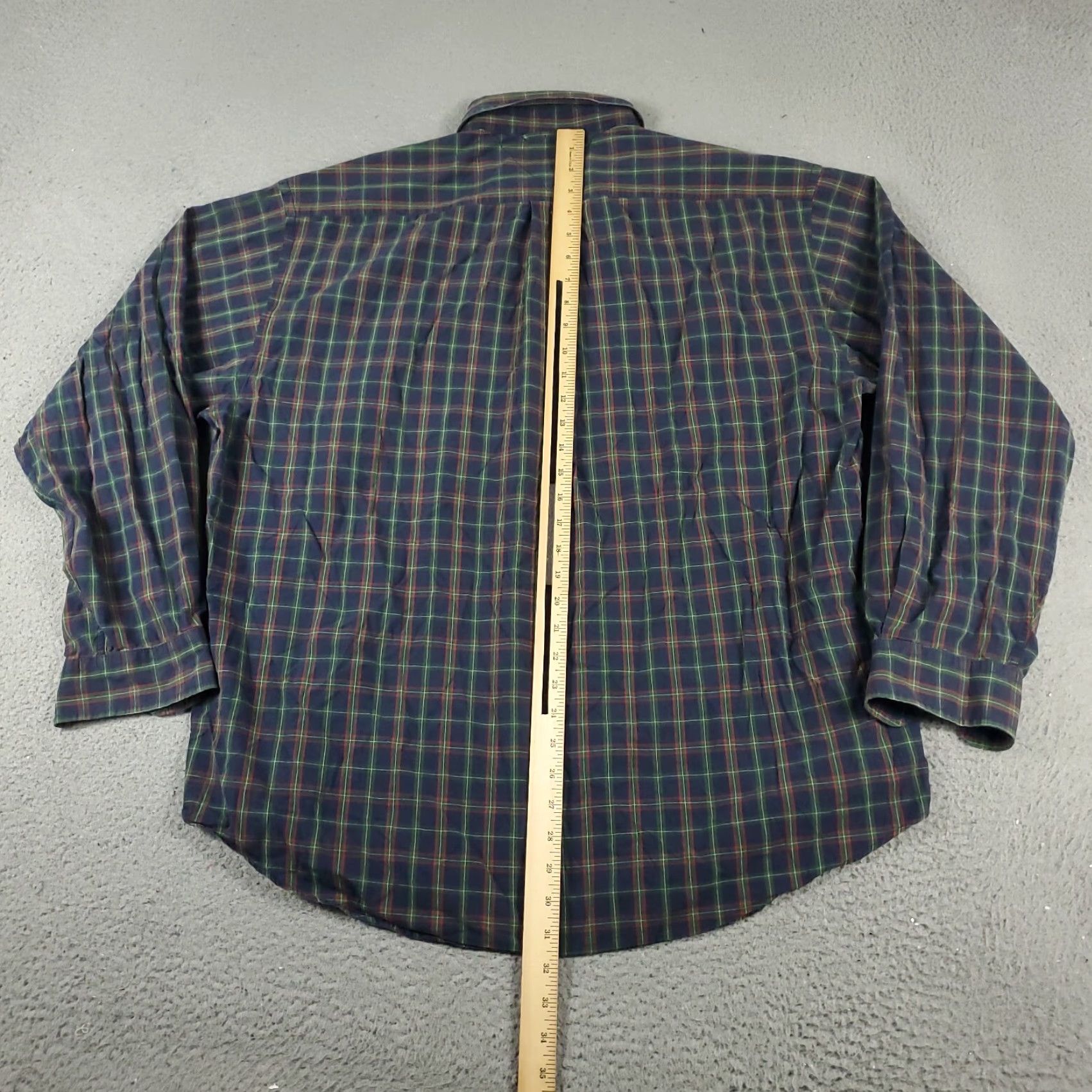 Tommy Hilfiger Tommy Hilfiger Shirt Mens XL Blue Plaid Casual Button-Up Long Sleeve Size US XL / EU 56 / 4 - 3 Thumbnail