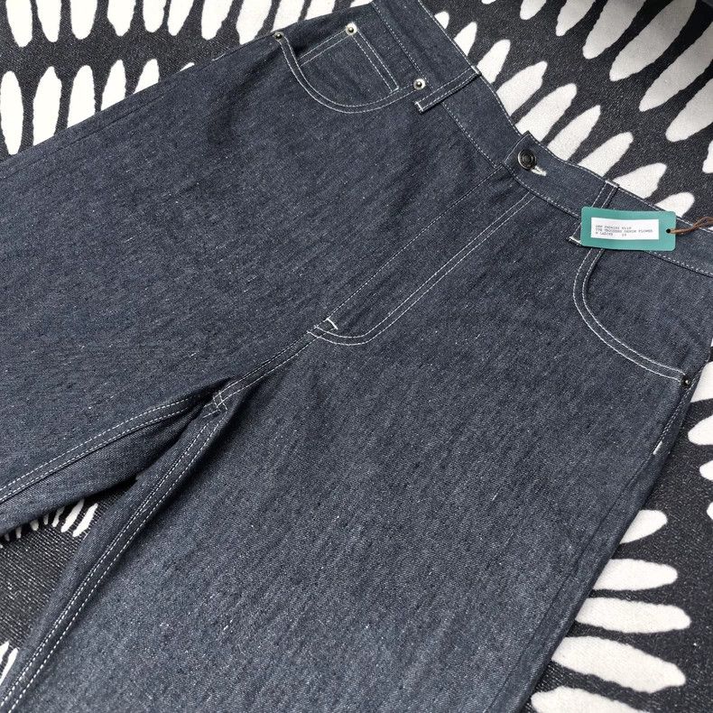 Loro Piana LORO PIANA Ms.Lang surges in blue silhouette jeans Size 29" - 2 Thumbnail