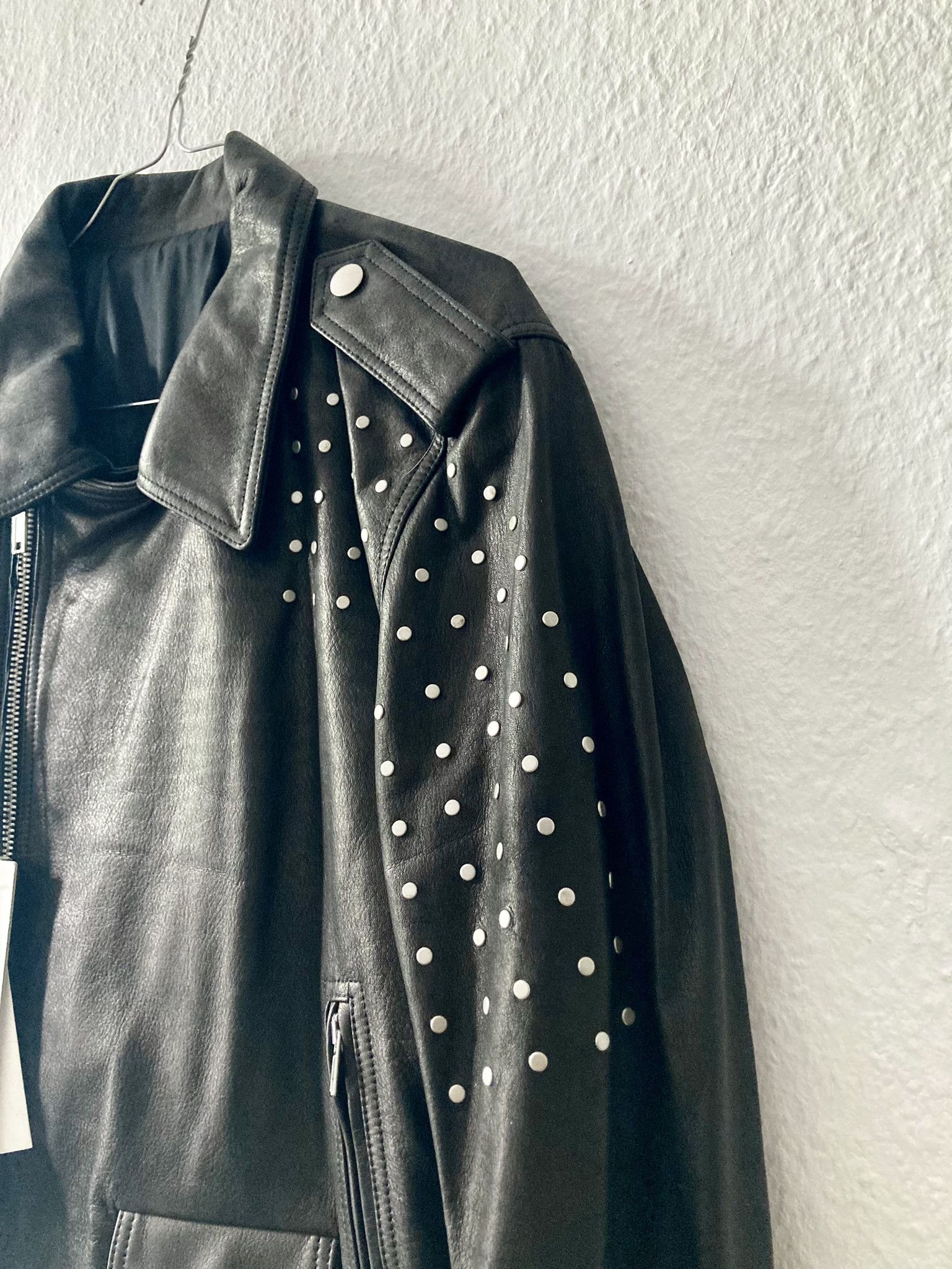 Rick Owens SS19 "BABEL" Studded Stooges LCW Leather Jacket Rick Owens Size US L / EU 52-54 / 3 - 4 Thumbnail