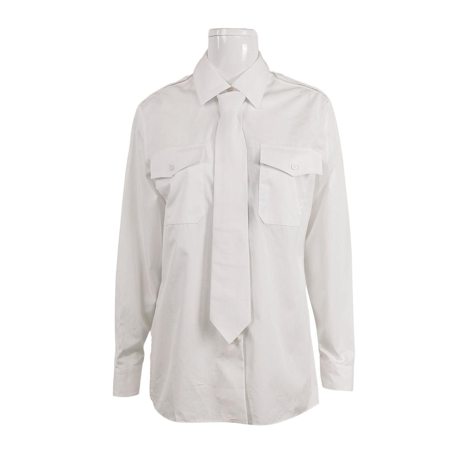 Prada Prada Cotton Poplin Button-Up Shirt - dmc Size S / US 4 / IT 40 - 1 Thumbnail