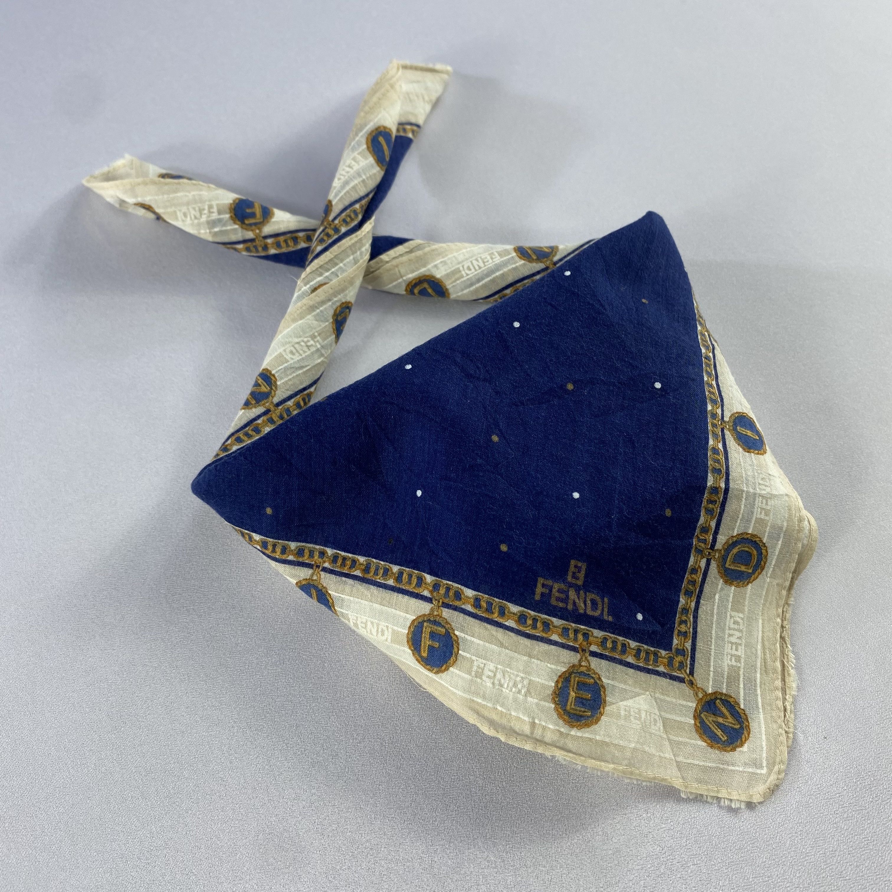 Vintage Fendi Bandana/ Handkerchief / Neckerchief Size ONE SIZE - 2 Thumbnail