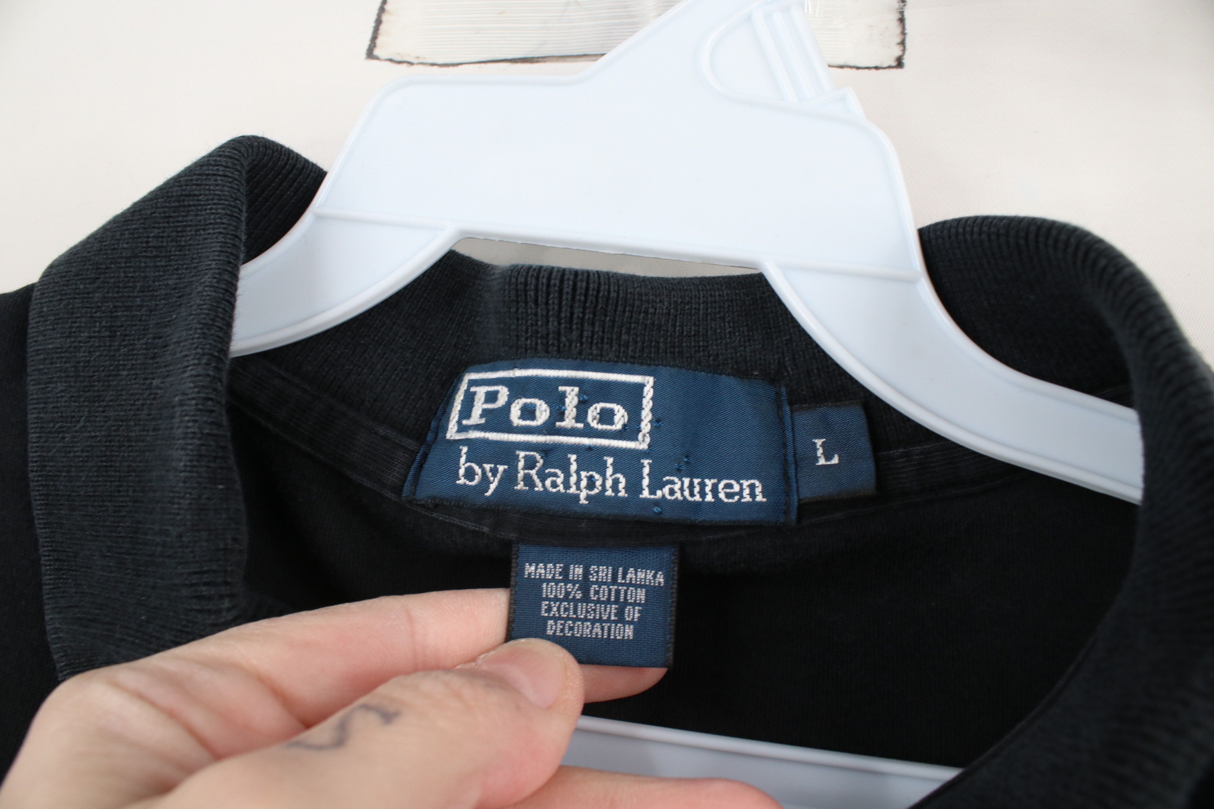 Ralph Lauren × Vintage Vintage 90s Ralph Lauren Spell Lexus Car Racing Polo Black Size US L / EU 52-54 / 3 - 8 Thumbnail