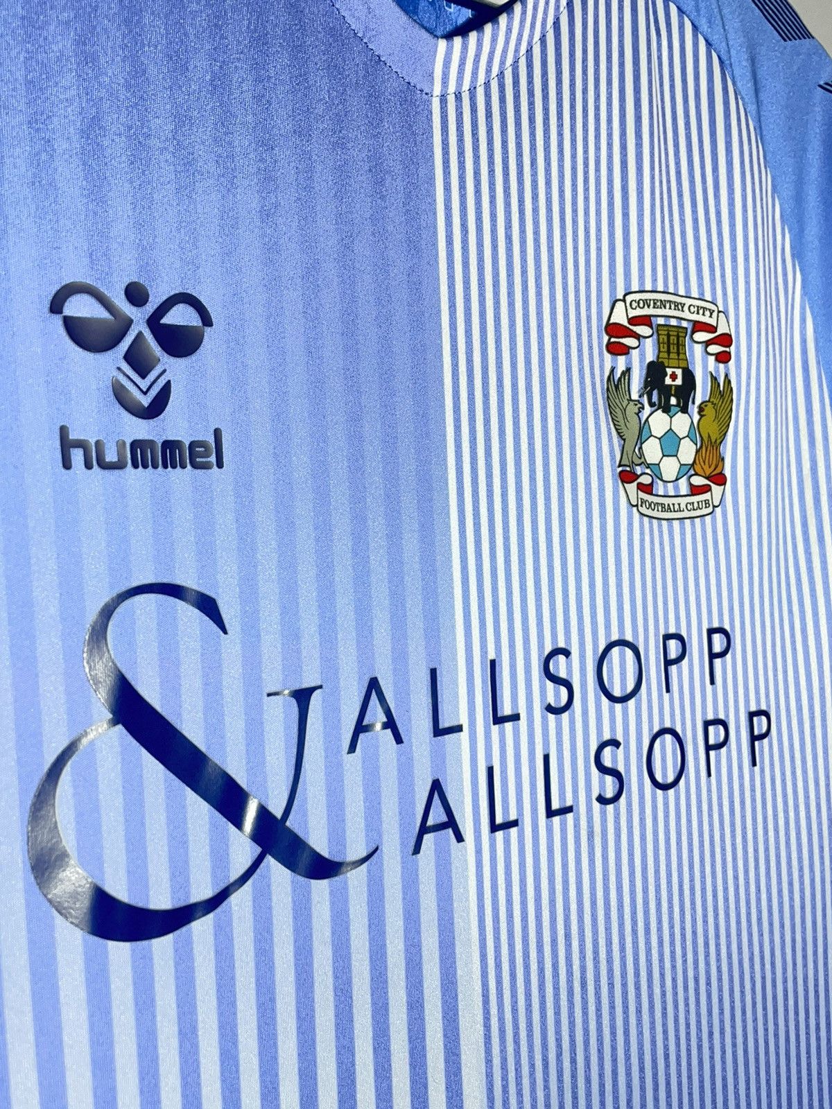 Hummel Coventry City Hummel 2019/20 Y2k Home Football Shirt Size US M / EU 48-50 / 2 - 6 Thumbnail