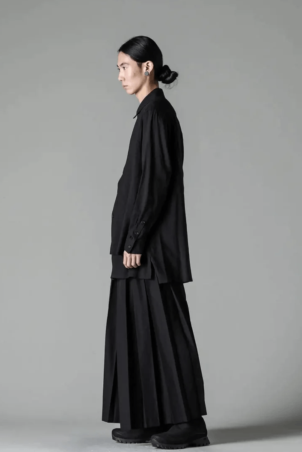 Yohji Yamamoto Yohji Yamamoto Pour Homme - PLEATED SAROUEL PANTS Size US 30 / EU 46 - 15 Thumbnail