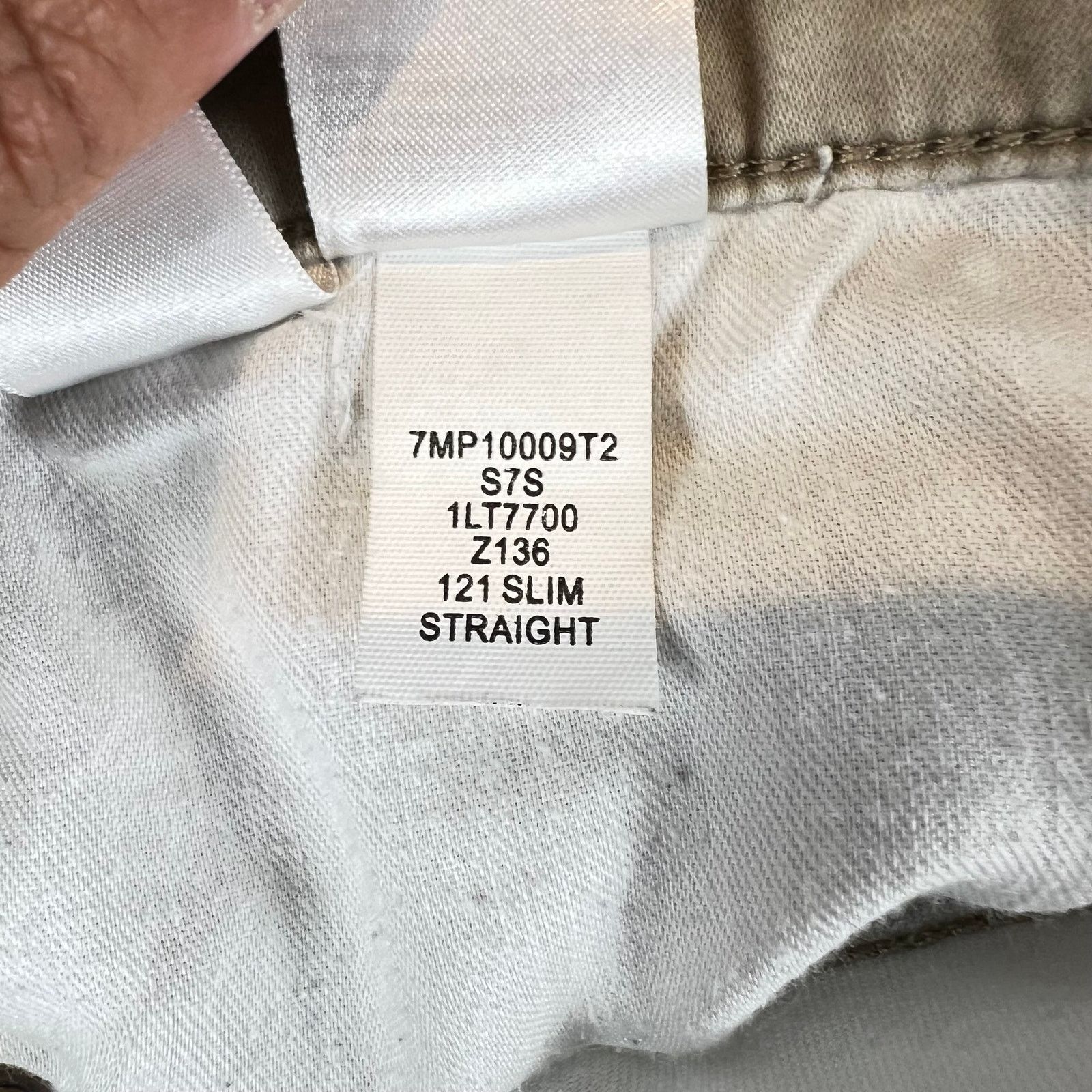 Lucky Brand Lucky Brand Jeans Mens 38x32 Tan 121 Slim Straight Stretch Size US 38 / EU 54 - 6 Thumbnail