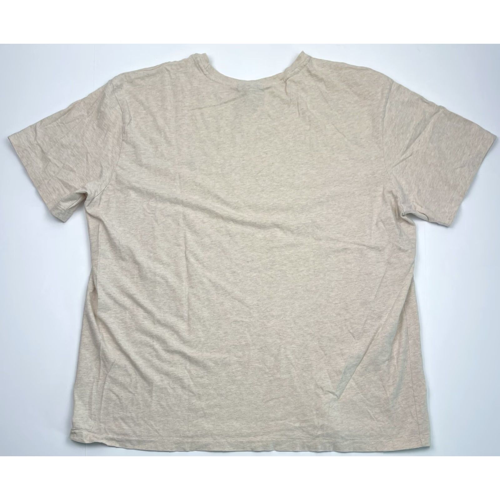 Polo Ralph Lauren VINTAGE Polo Ralph Lauren T-Shirt Polo Chest Pony Logo Crew Neck Short Sleeve 1990s Beige XL Mens Size US XL / EU 56 / 4 - 3 Thumbnail