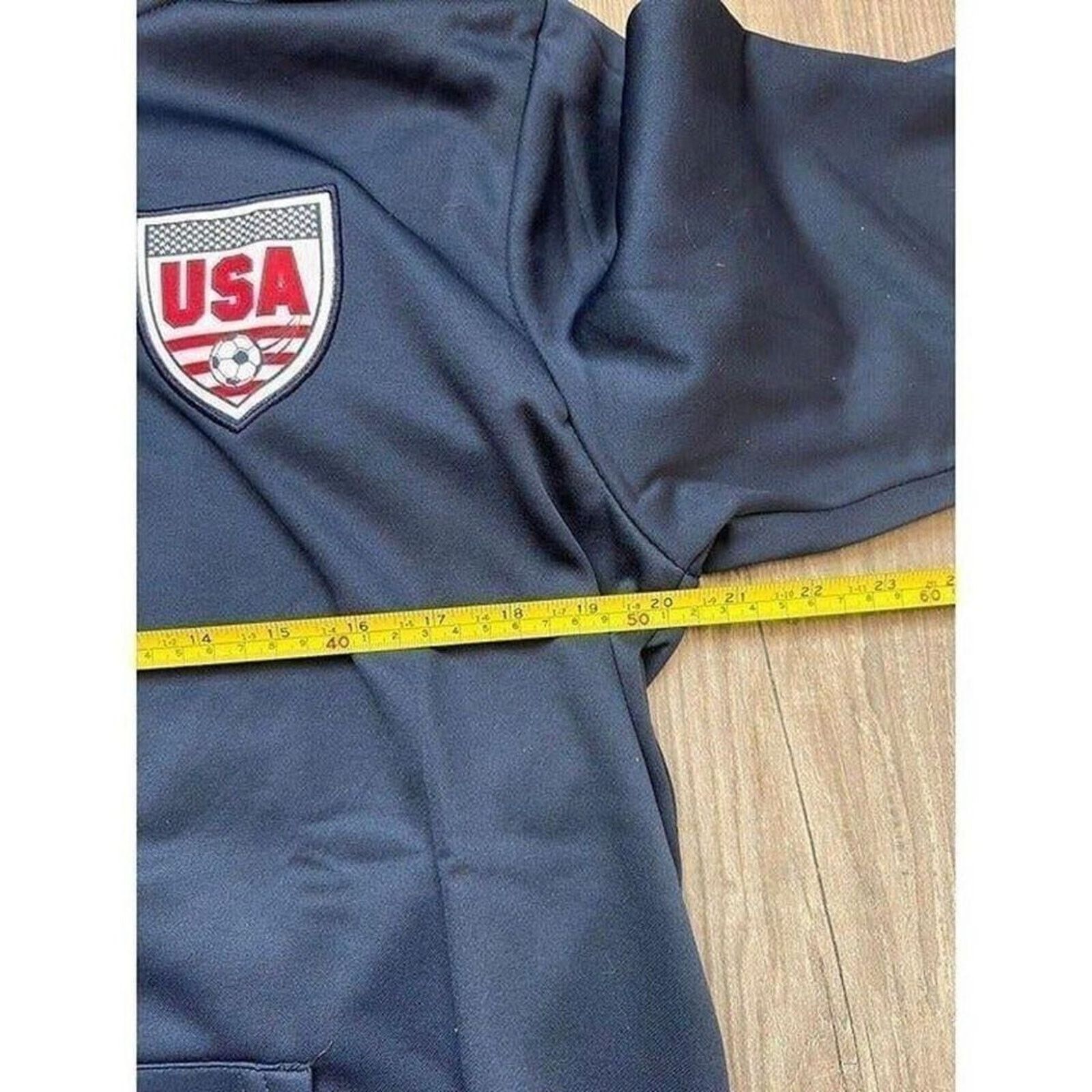 Other Striker USA Soccer Full Zip Up Blue Hoodie Sweatshirt Mens M Size US M / EU 48-50 / 2 - 3 Thumbnail