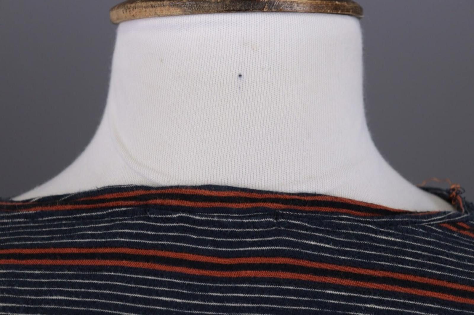 Nudie Jeans Nudie Jeans Co Gray Striped Knit Relaxed Sweater Size L Size US L / EU 52-54 / 3 - 11 Thumbnail