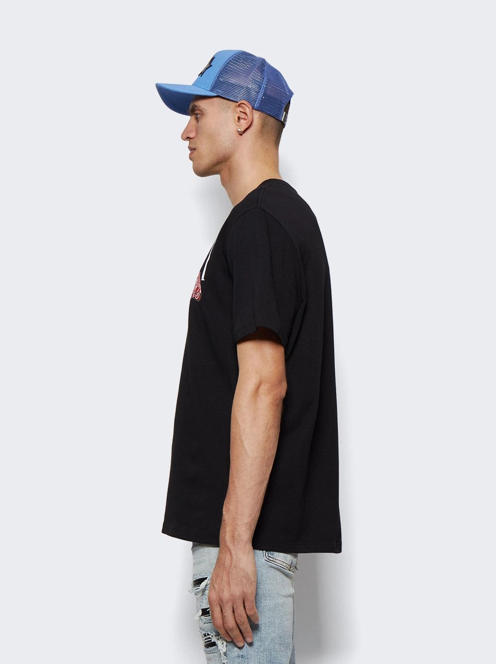 Amiri o1gr1nt1124 Cny Rabbit Logo T-Shirt in Black Size US M / EU 48-50 / 2 - 4 Thumbnail