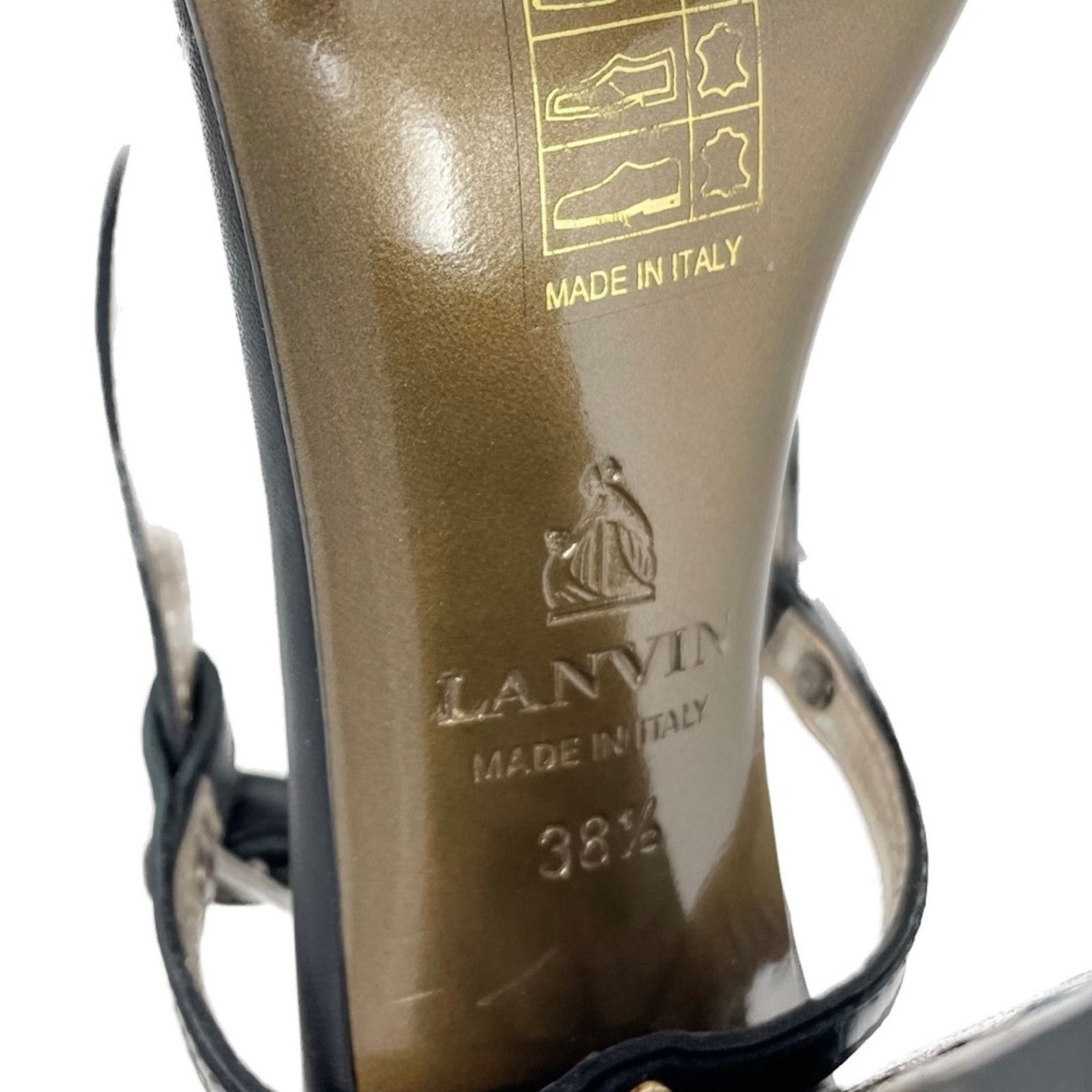 Lanvin Lanvin Rainbow holographic block heel sandals 38.5 Size US 8.5 / IT 38.5 - 13 Thumbnail