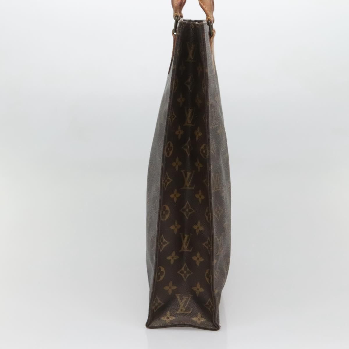 Louis Vuitton LOUIS VUITTON Monogram Sac Plat Hand Bag M51140 Size ONE SIZE - 3 Thumbnail