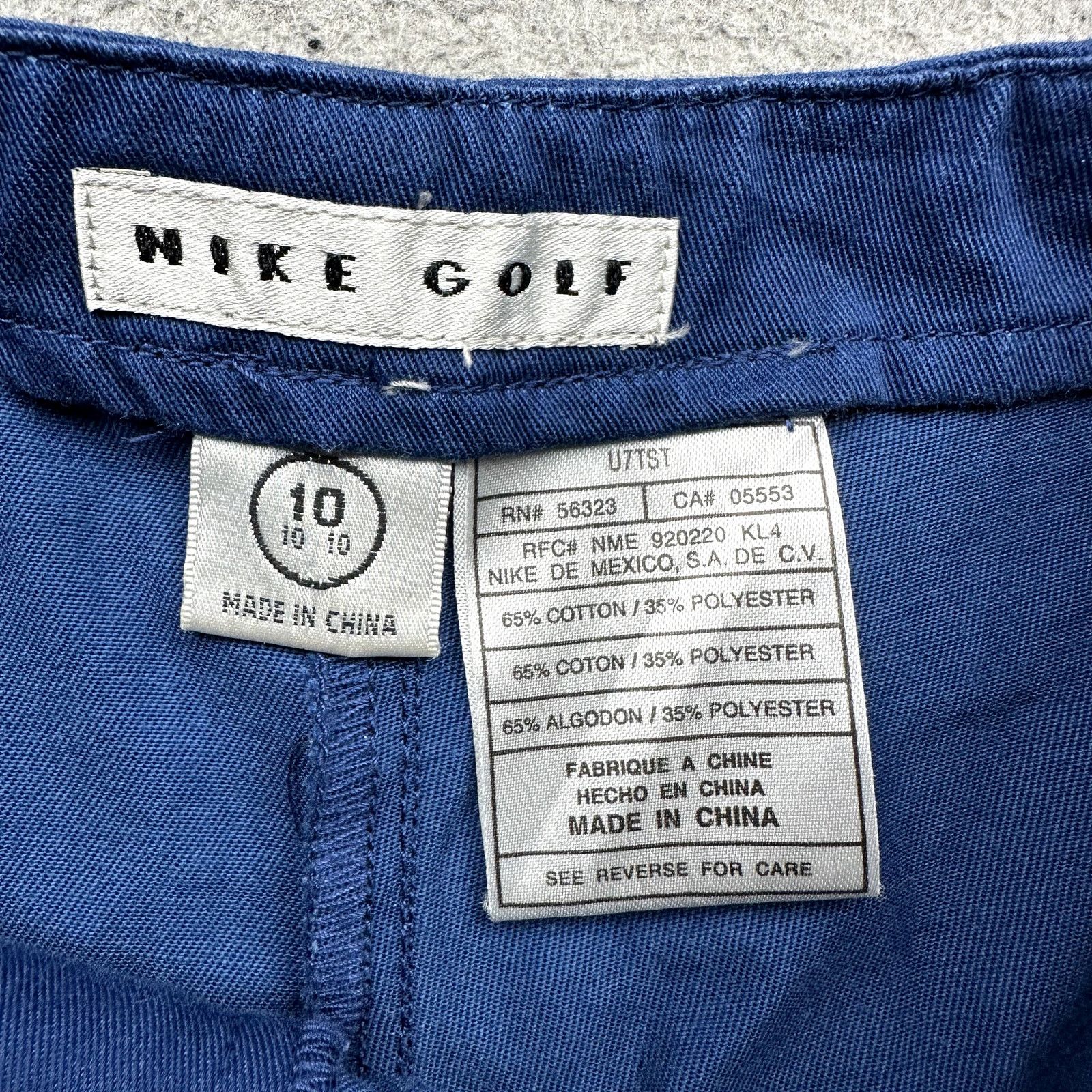 Nike Vintage 90s Nike Golf Blue Skort Shorts Womens M 10 27x6.5 Size 32" / US 10 / IT 46 - 3 Thumbnail