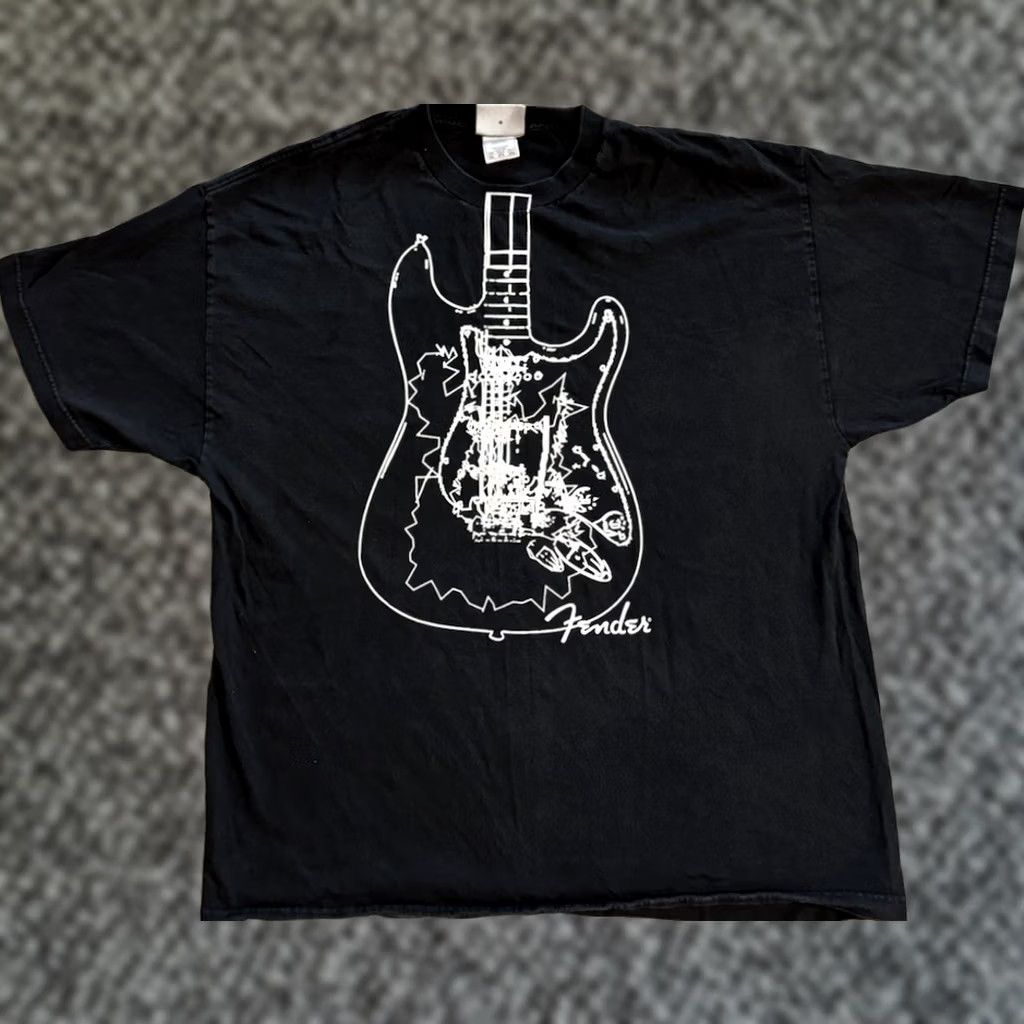 Fender VINTAGE Fender Rock & Roll Lifestyle Guitar Music Band T Shirt 2000s Sz 2XL Men Size US XXL / EU 58 / 5 - 1 Thumbnail