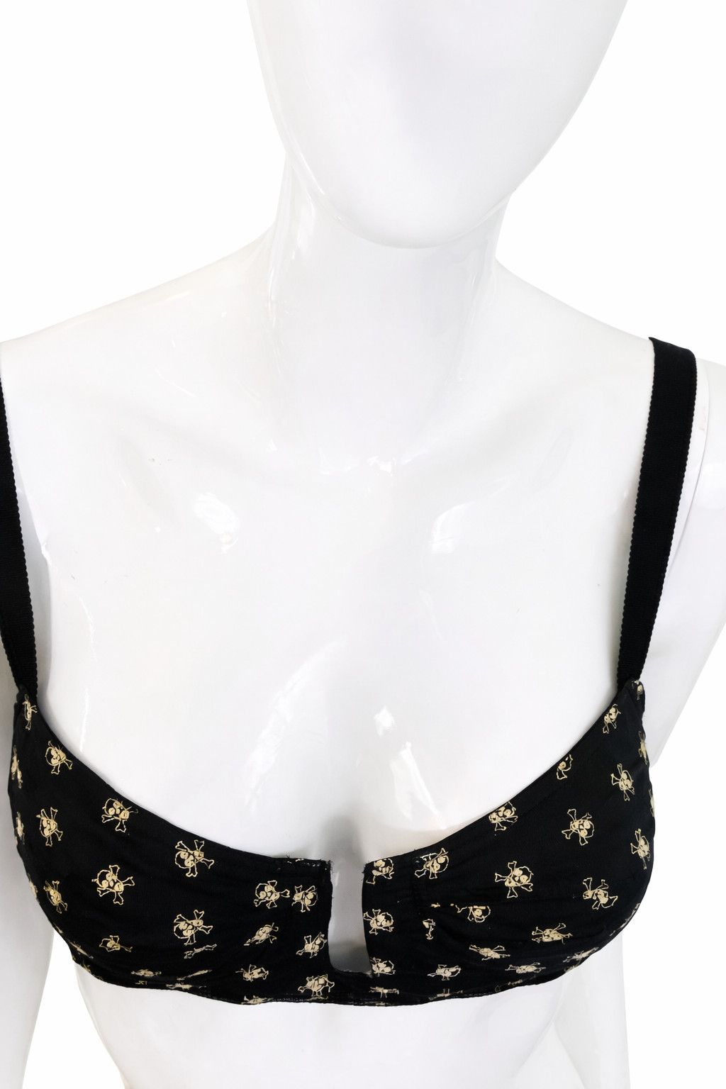 Jean Paul Gaultier Jean Paul Gaultier Skull Bustier Corset Crop Bra Top Size M / US 6-8 / IT 42-44 - 3 Thumbnail