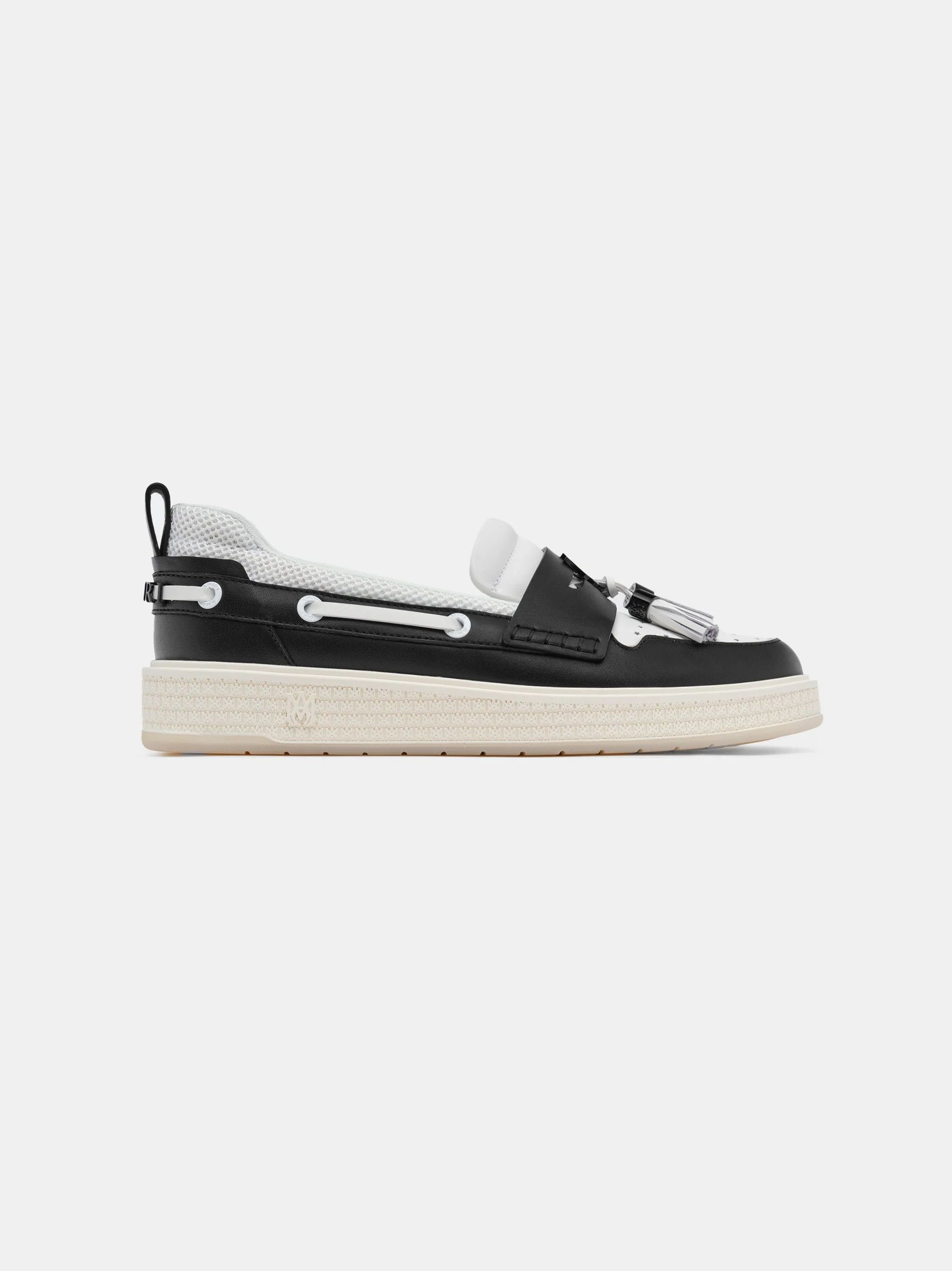Amiri o1s1wg110325 Tassle Hybrid Loafers in White/Black Size US 10 / EU 43 - 1 Thumbnail