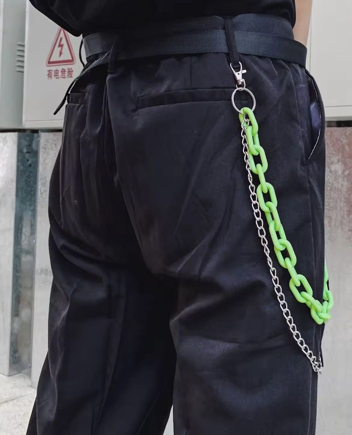 Other Green Acrylic Resin wallet jeans chain accessories Size ONE SIZE - 2 Thumbnail