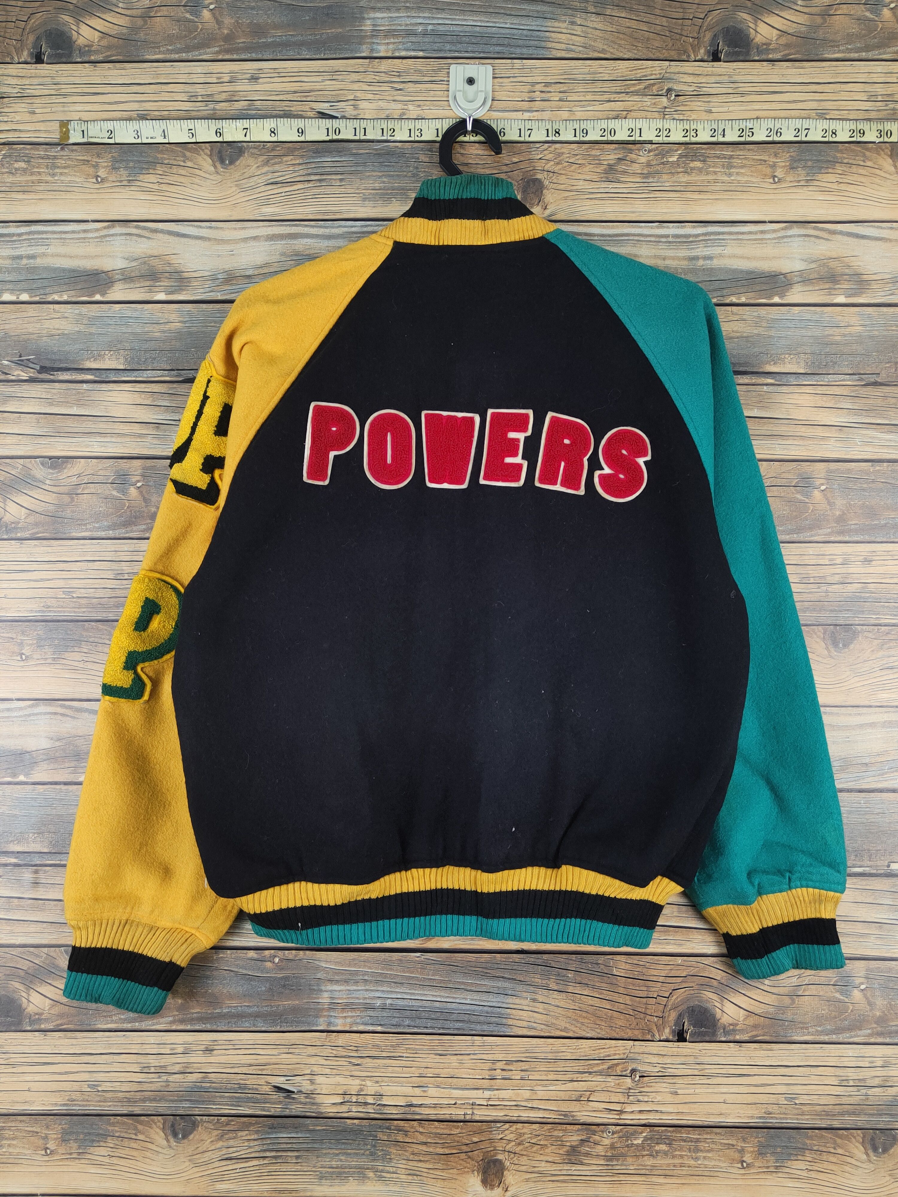 Ocean Pacific DL Ocean Pacific Black japan Varsity Jacket #W1225 Size US M / EU 48-50 / 2 - 8 Thumbnail