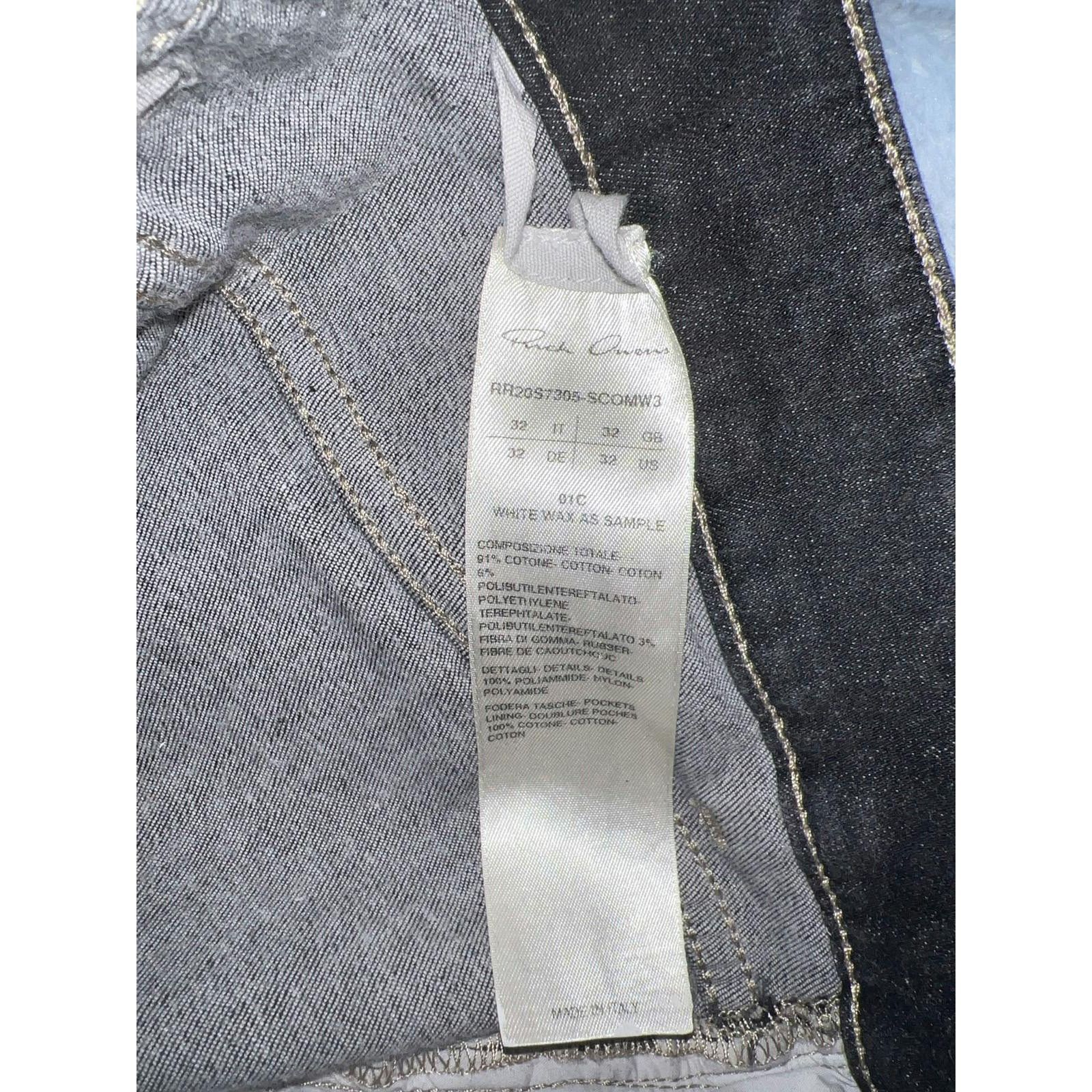 Rick Owens Rick Owens Denim Patchwork Skinny Jeans Size US 32 / EU 48 - 10 Thumbnail