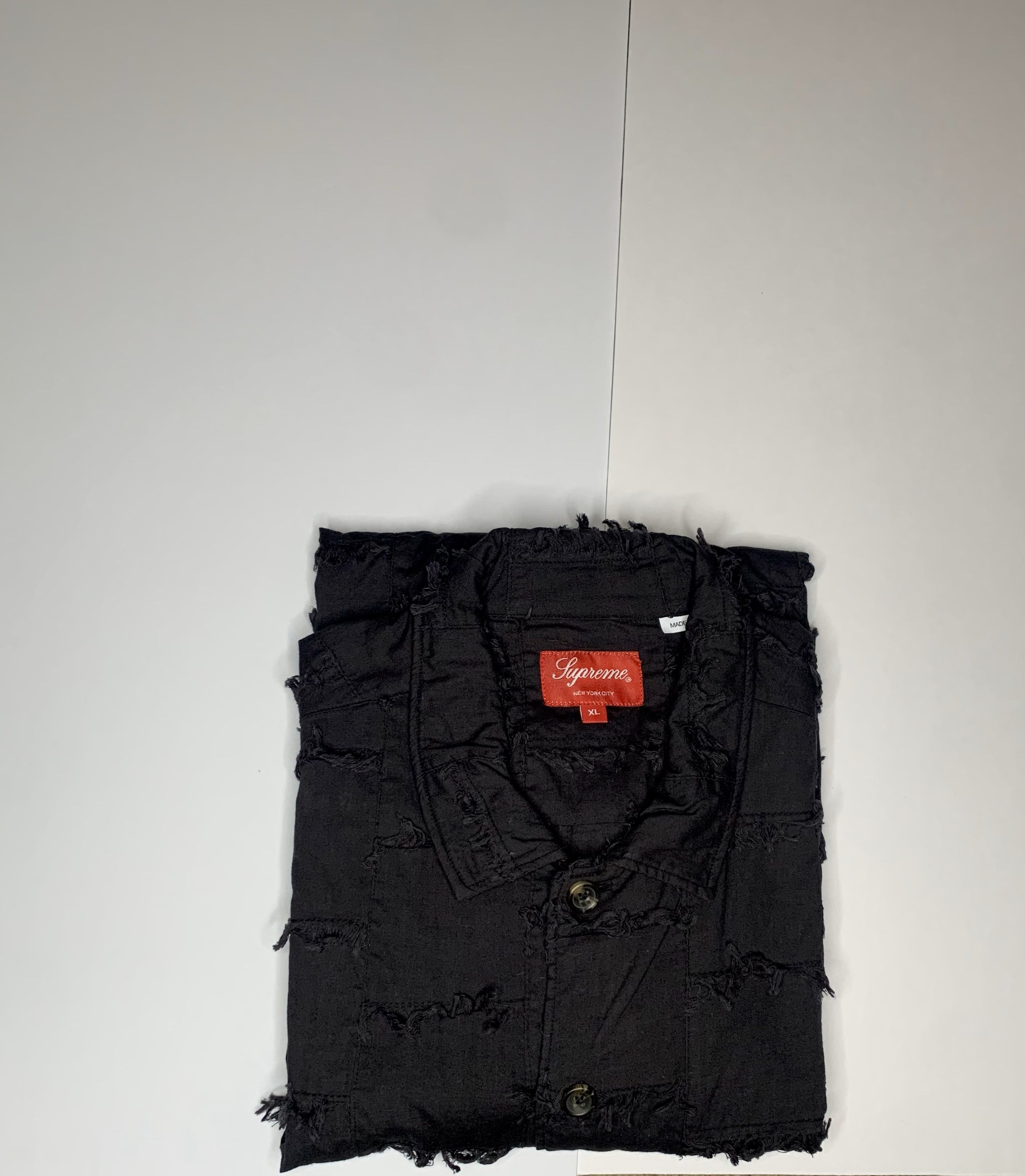 Supreme Supreme S/S23 patchwork Shirt Black XL Size US XL / EU 56 / 4 - 4 Thumbnail