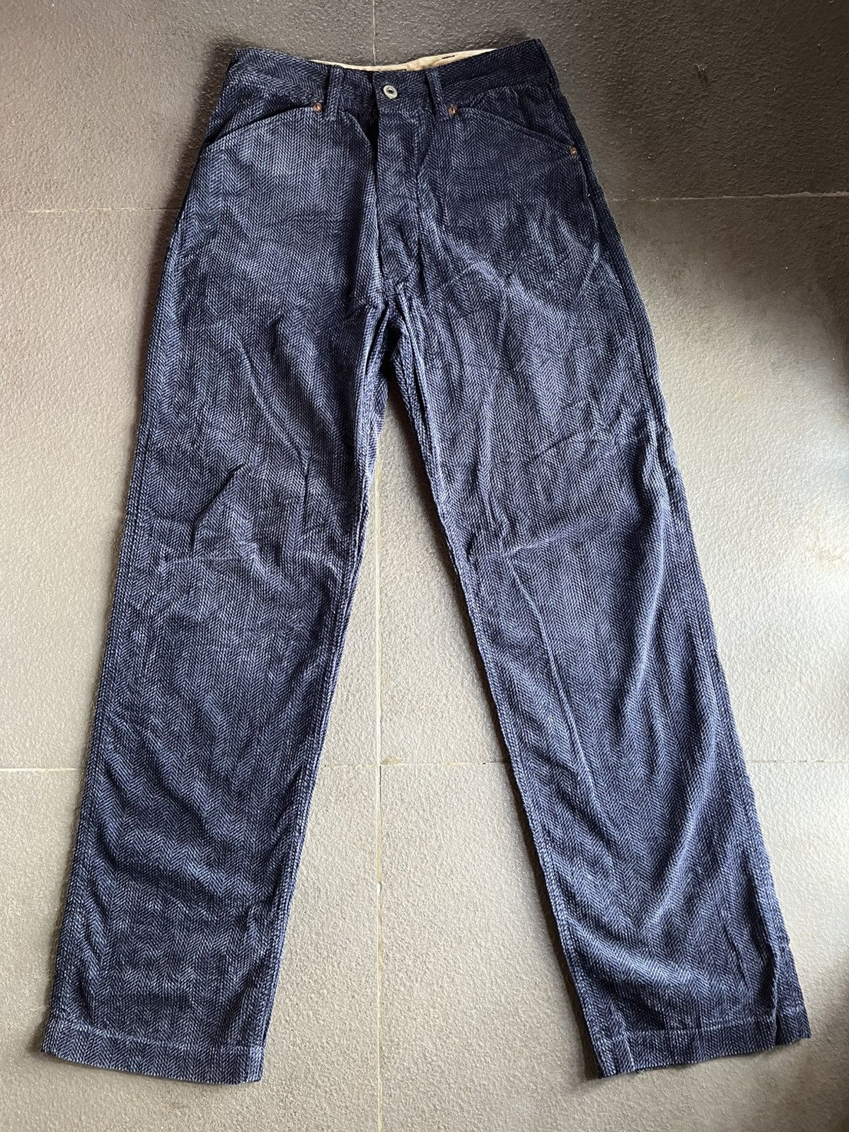 Momotaro Jeans Momotaro Corduroy Wooven Herringbone Cinch Strap Waist Size US 28 / EU 44 - 2 Thumbnail