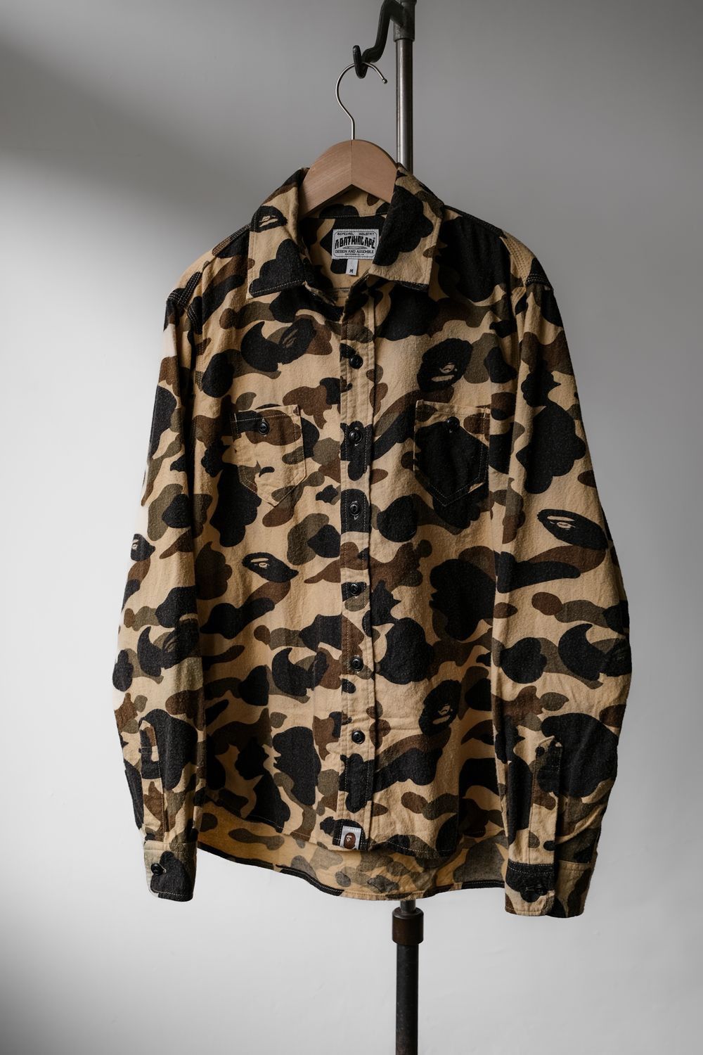 Bape A BATHING APE Camo Flannel Shirt BAPE Size US M / EU 48-50 / 2 - 1 Thumbnail