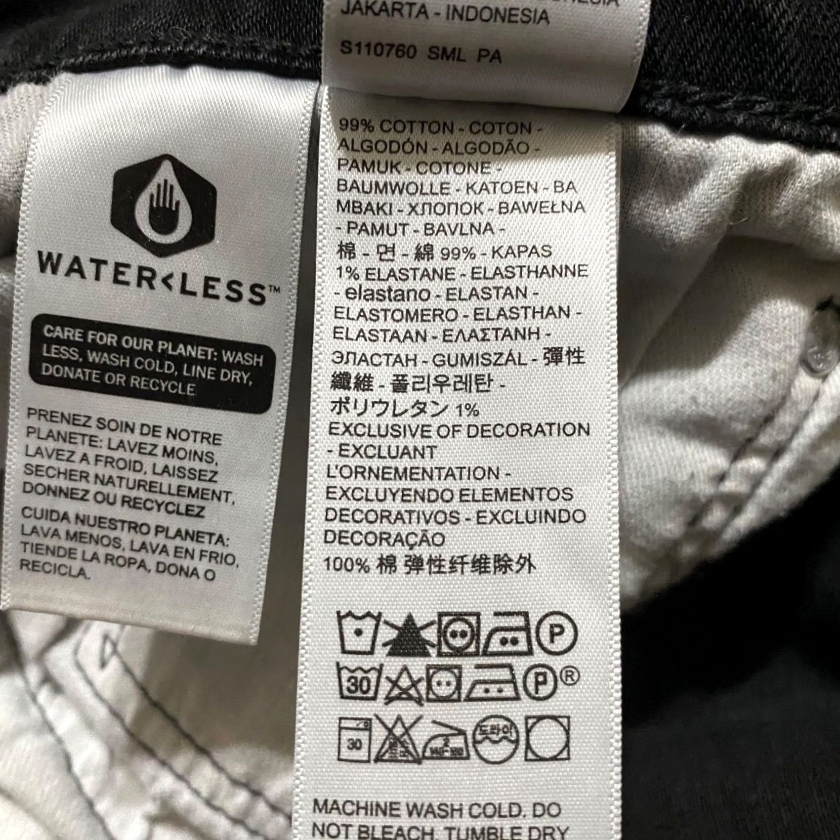 Levi's Levi's 505 Jeans Mens 40x30 Black Dark Wash Straight Regular Fit Denim Size US 40 / EU 56 - 4 Thumbnail