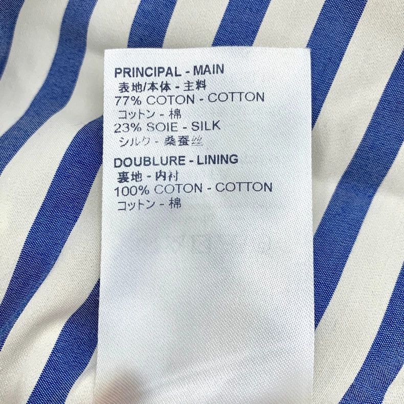 Louis Vuitton Louis Vuitton Light Blue Stripe Side Button Cotton Sleevel Size XXS / US 00 / IT 34 - 8 Thumbnail