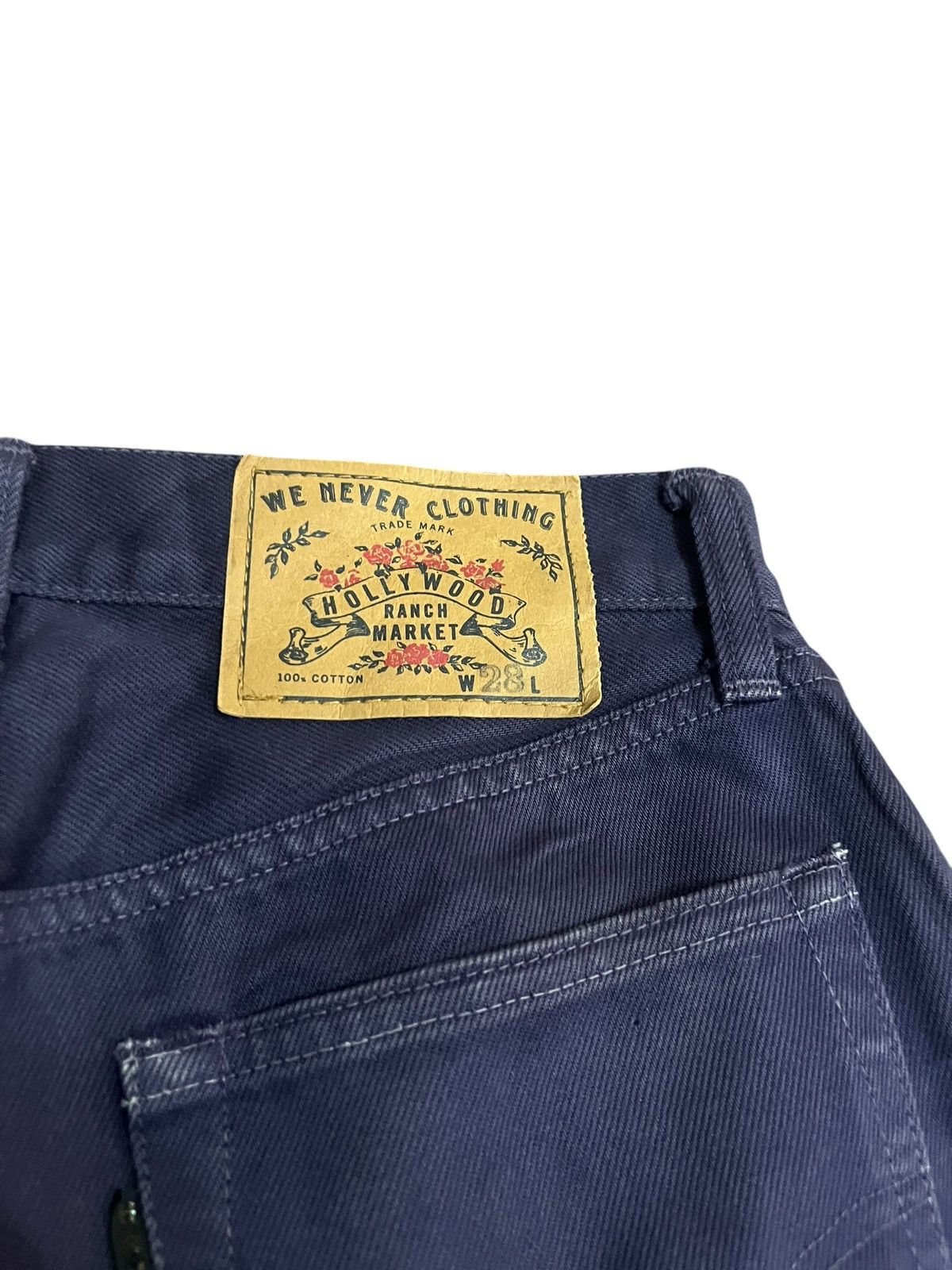 Blue Blue Japan × HOLLYWOOD RANCH MARKET HRM Blue Blue Japan Purple Jeans size 28 x 30.5 inches Size US 28 / EU 44 - 10 Thumbnail